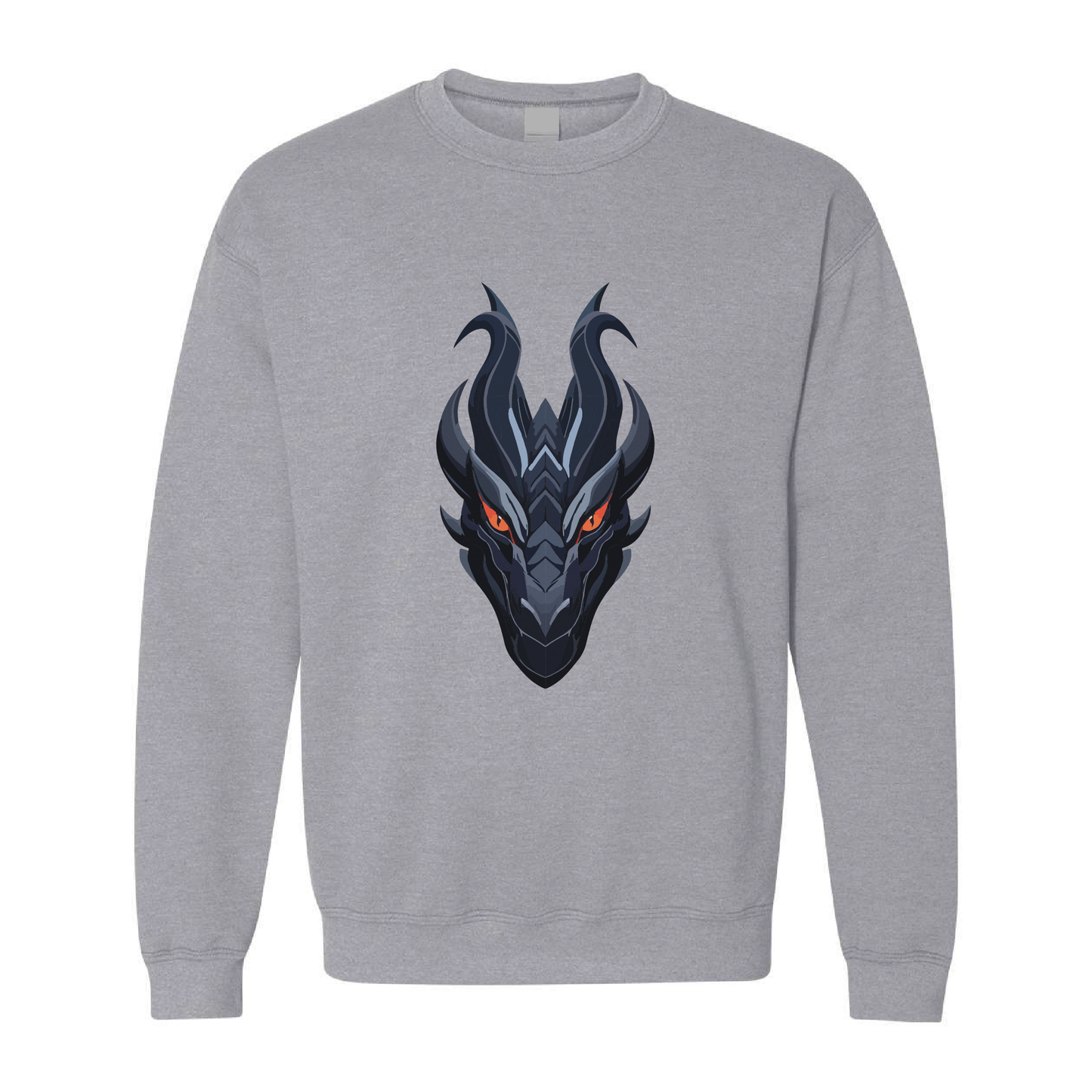 Dark Dragon Gaze | Crewneck Sweatshirt | 20 Colors