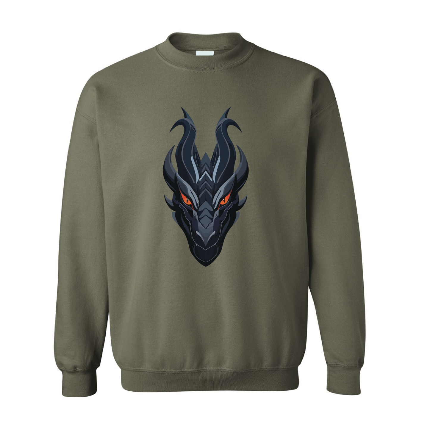 Dark Dragon Gaze | Crewneck Sweatshirt | 20 Colors