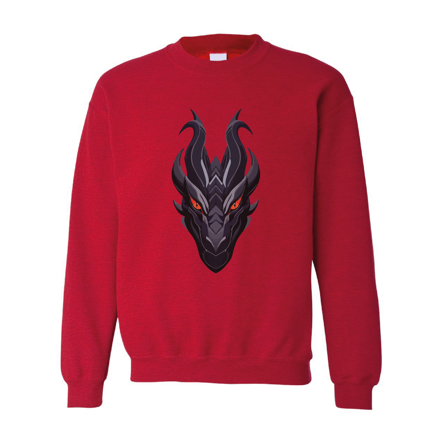 Dark Dragon Gaze | Crewneck Sweatshirt | 20 Colors