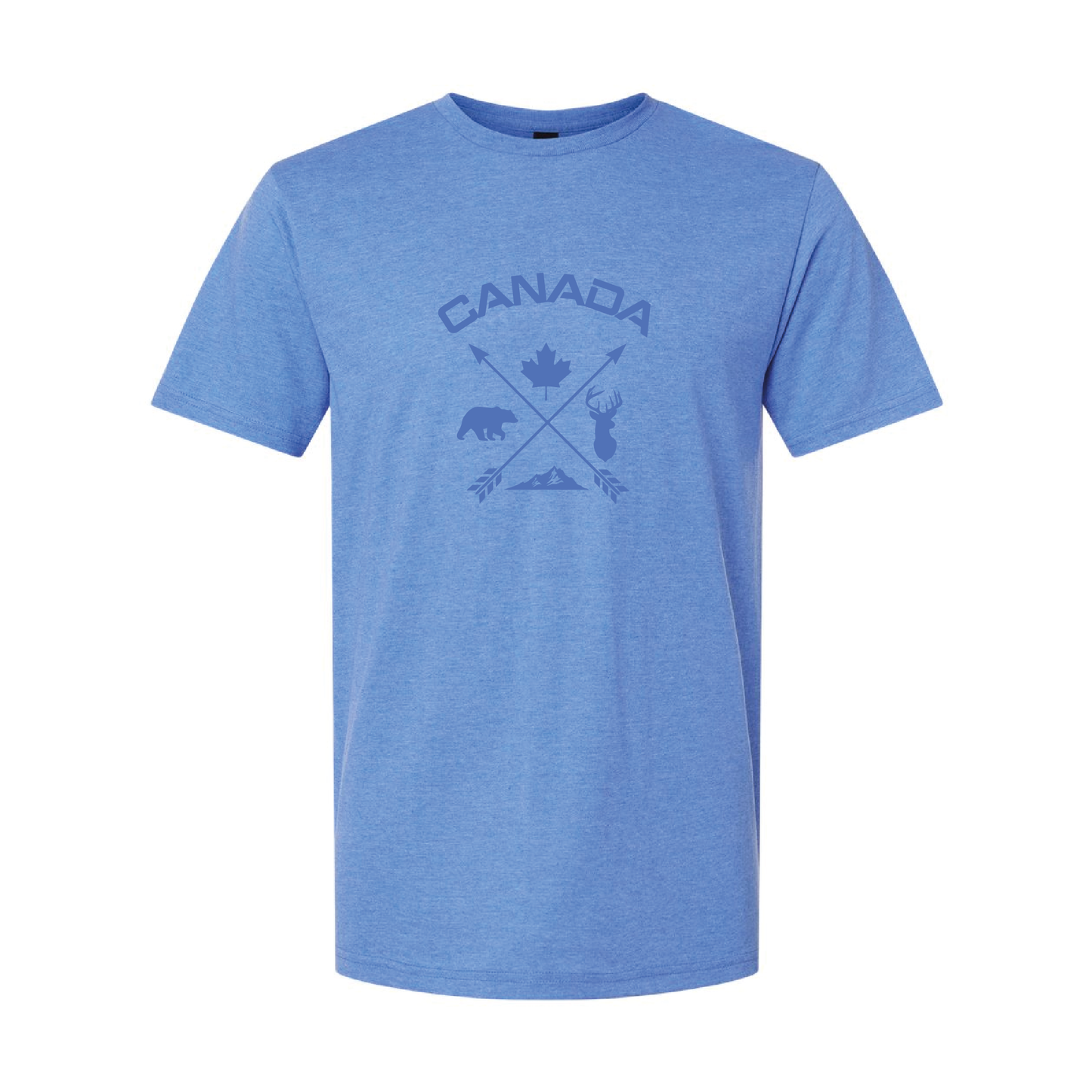 Canada Cross Arrows | Tone-On-Tone Tshirt | 20 Colors