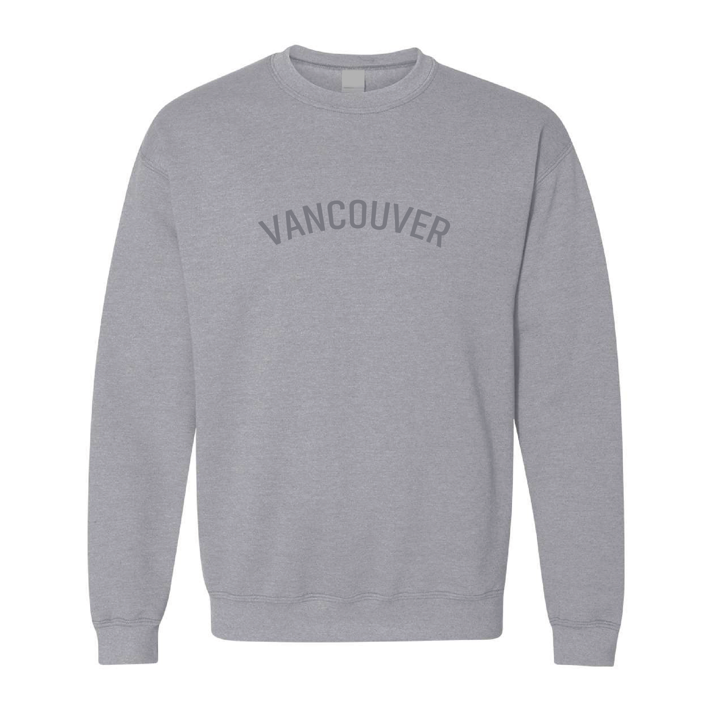 Vancouver Graphic | Tone-On-Tone Crewneck Sweatshirt | 20 Colors