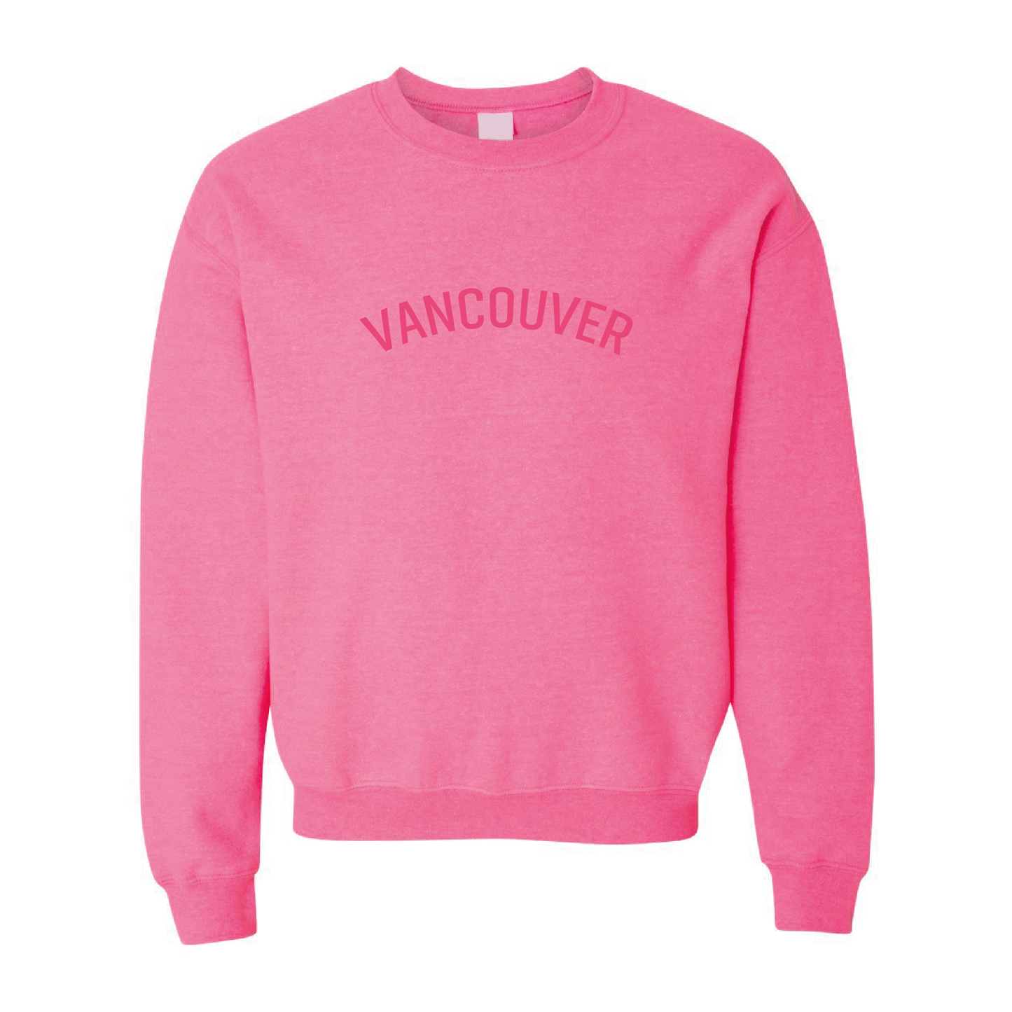 Vancouver Graphic | Tone-On-Tone Crewneck Sweatshirt | 20 Colors