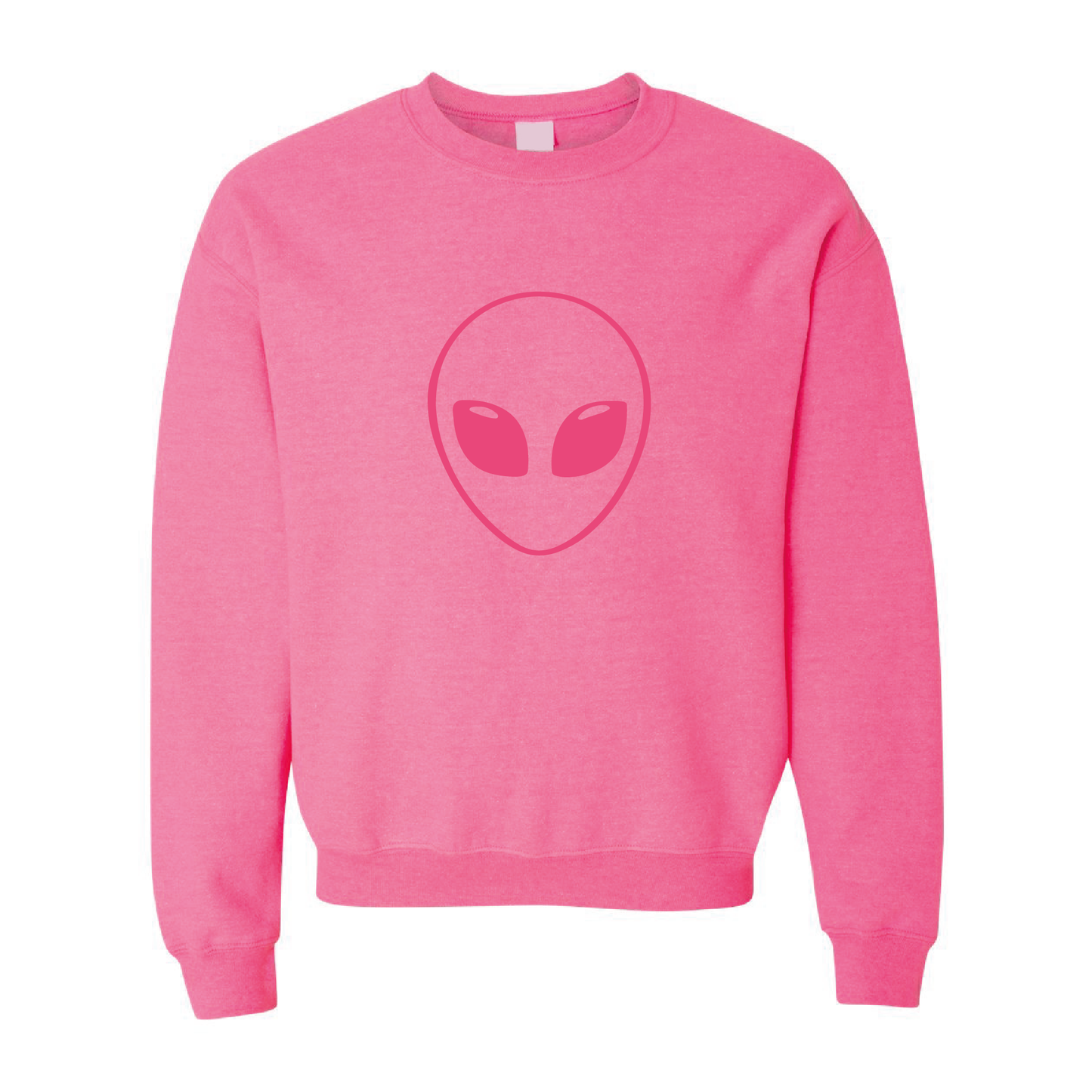 Cosmic Visitor | Tone-On-Tone Crewneck Sweatshirt | 20 Colors