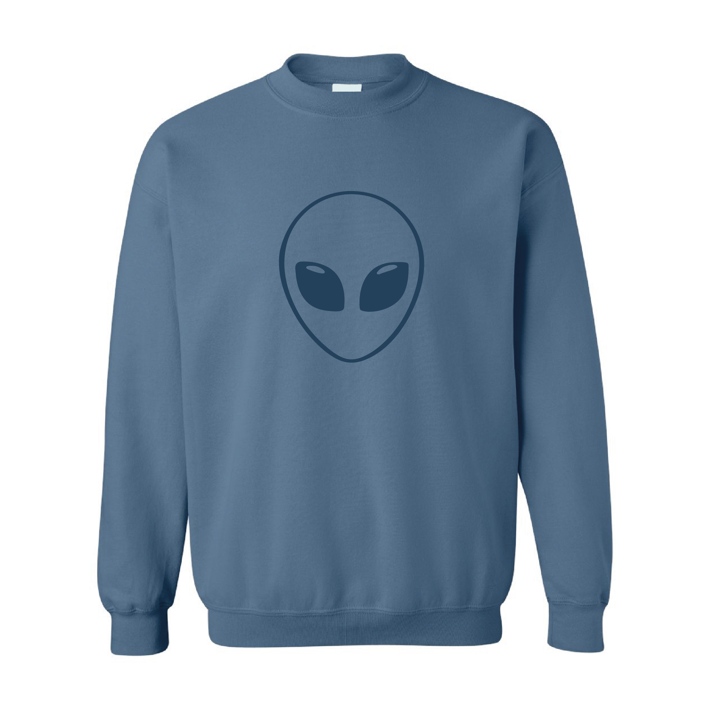 Cosmic Visitor | Tone-On-Tone Crewneck Sweatshirt | 20 Colors