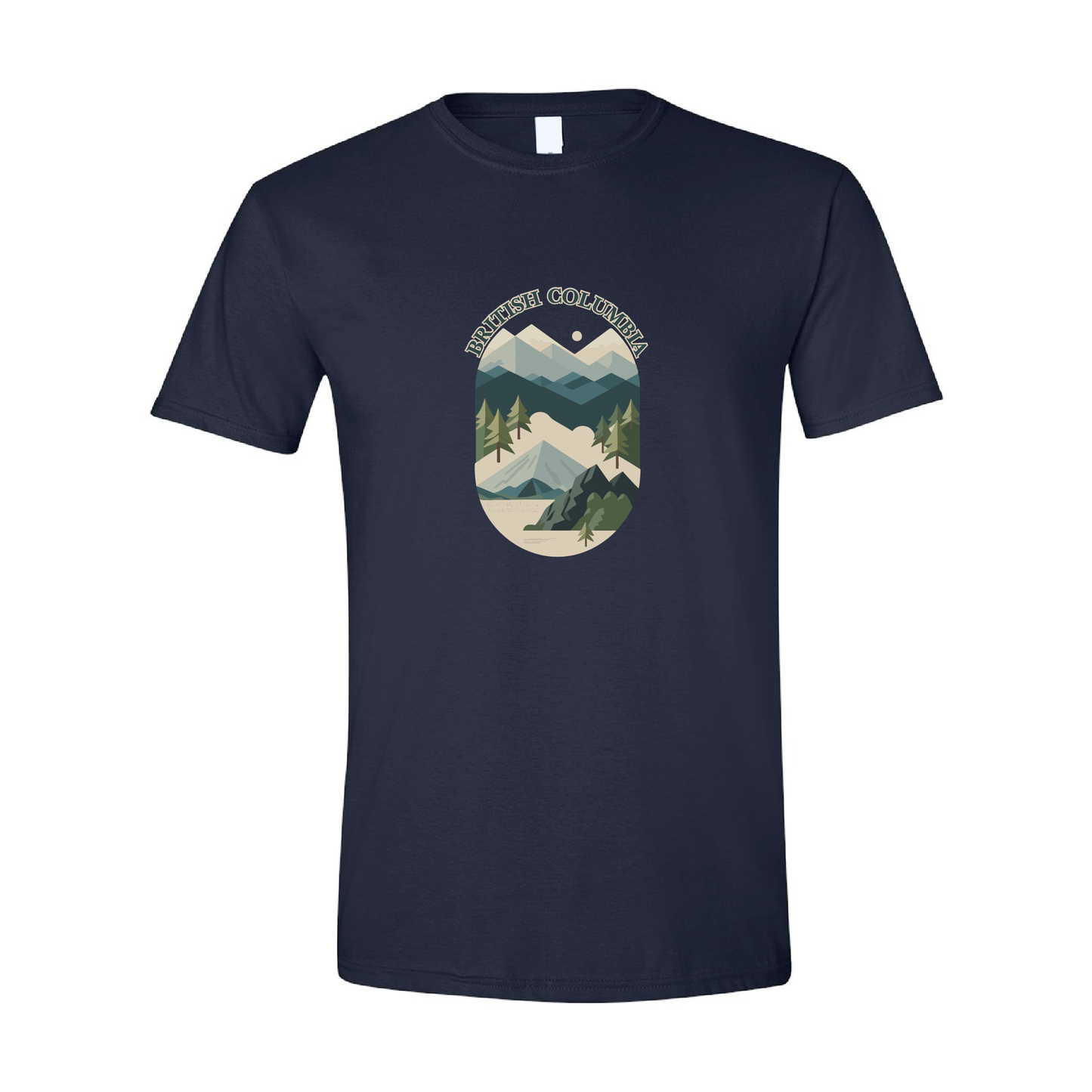 British Columbia Mountains Adventure Tshirt | 20 Colors