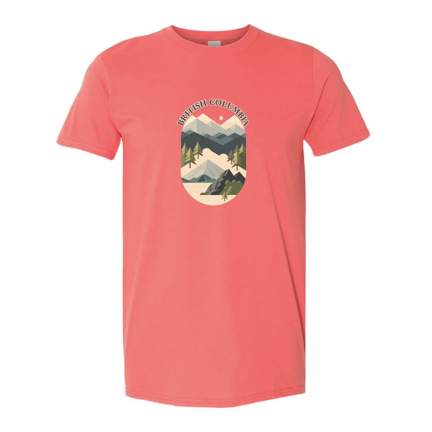 British Columbia Mountains Adventure Tshirt | 20 Colors