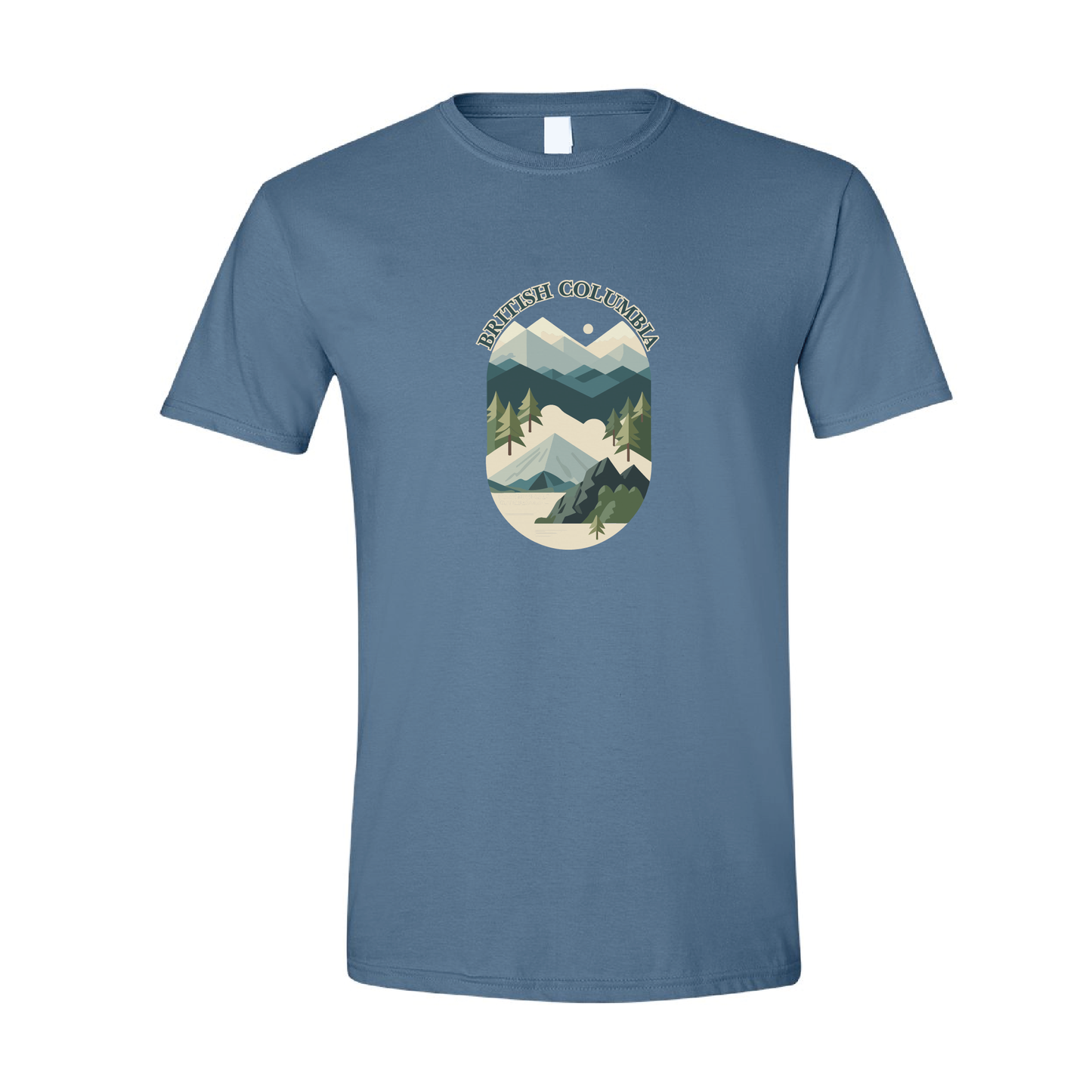 British Columbia Mountains Adventure Tshirt | 20 Colors