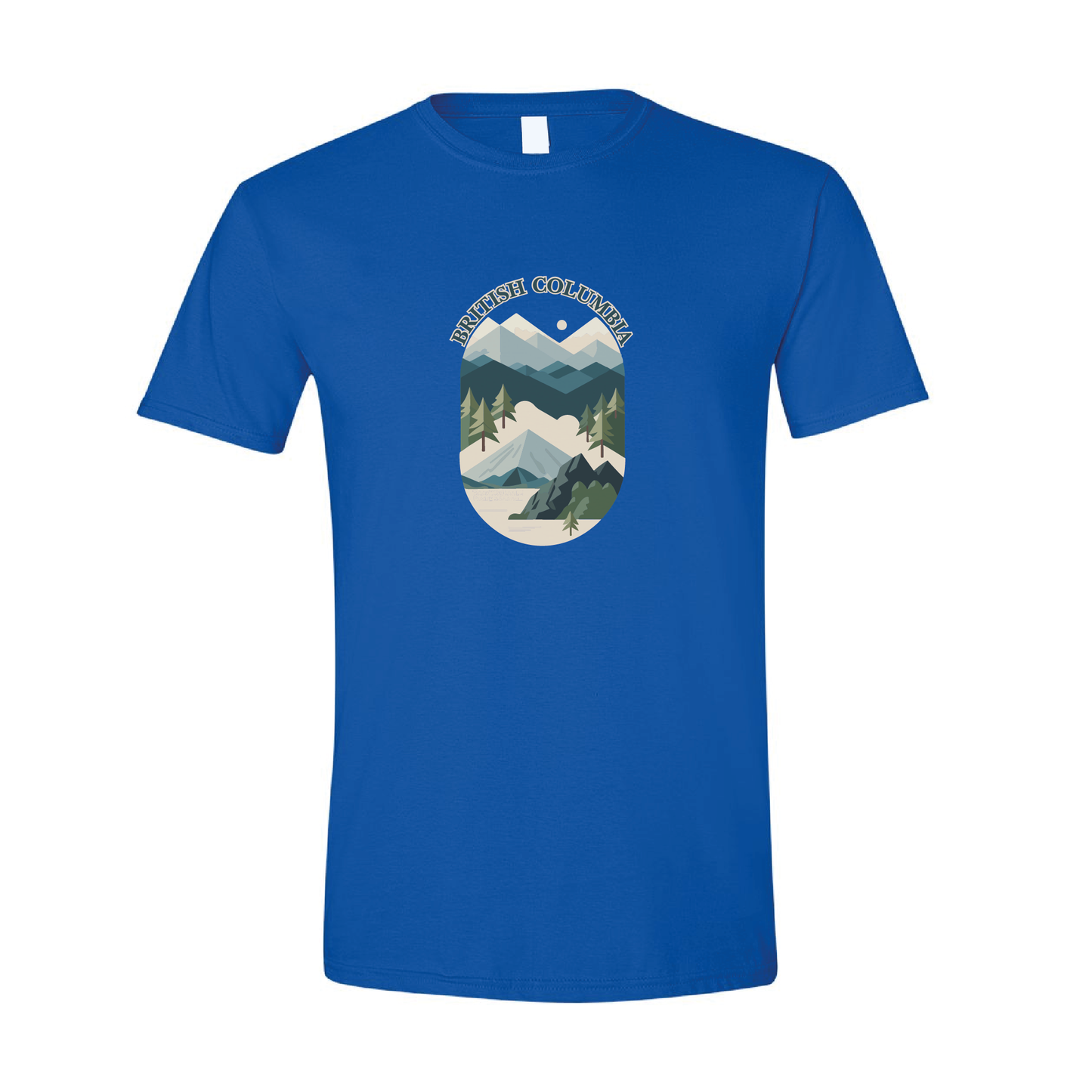 British Columbia Mountains Adventure Tshirt | 20 Colors