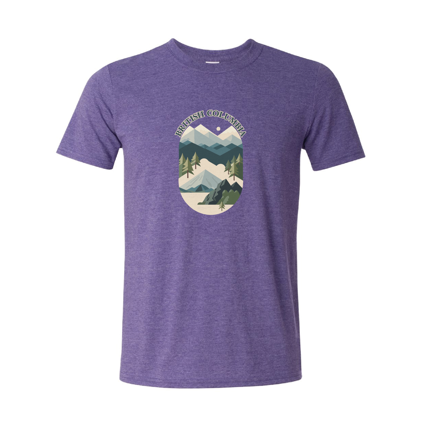 British Columbia Mountains Adventure Tshirt | 20 Colors