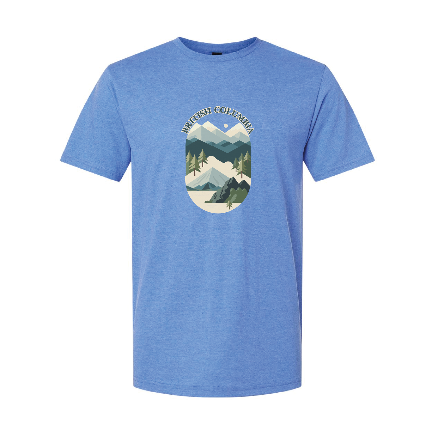 British Columbia Mountains Adventure Tshirt | 20 Colors