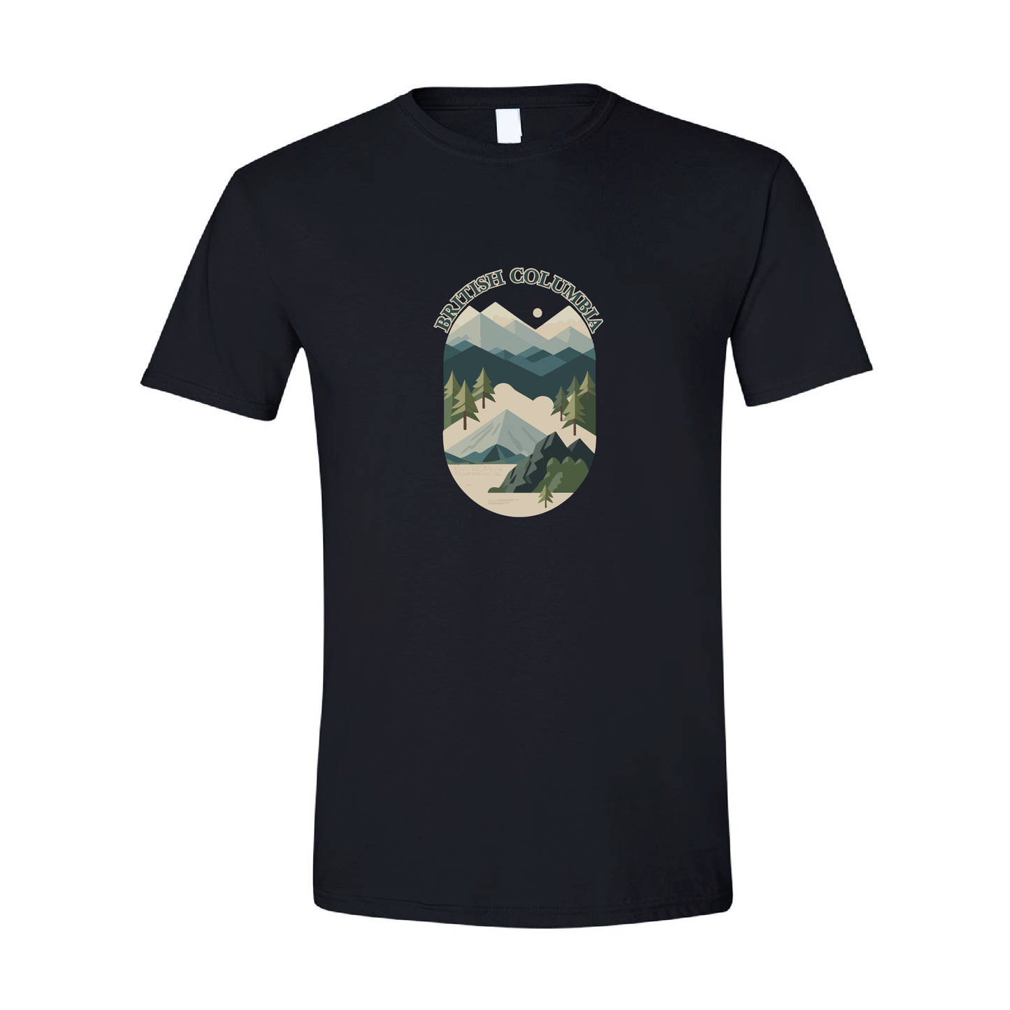 British Columbia Mountains Adventure Tshirt | 20 Colors