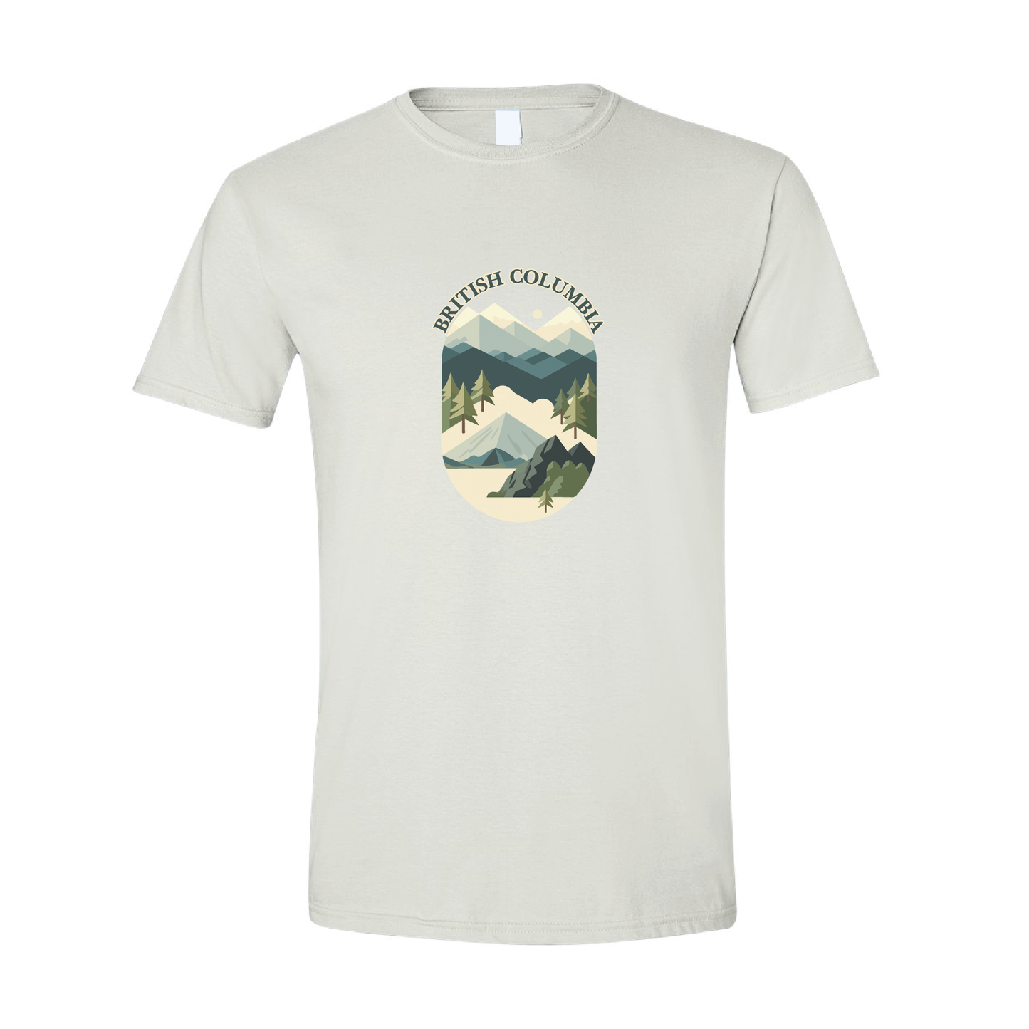 British Columbia Mountains Adventure Tshirt | 20 Colors