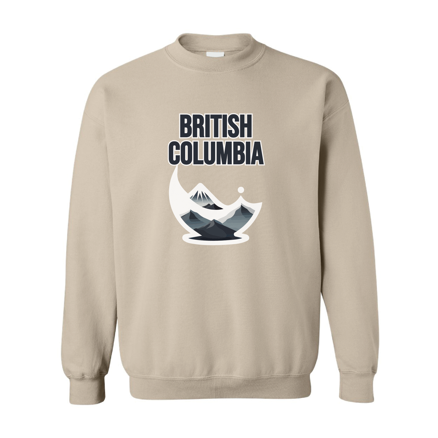 British Columbia Mountains Crewneck Sweatshirt  | 20 Colors