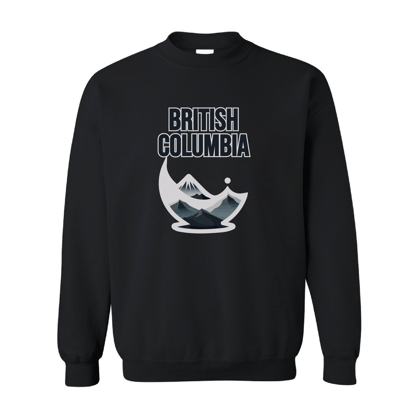 British Columbia Mountains Crewneck Sweatshirt  | 20 Colors