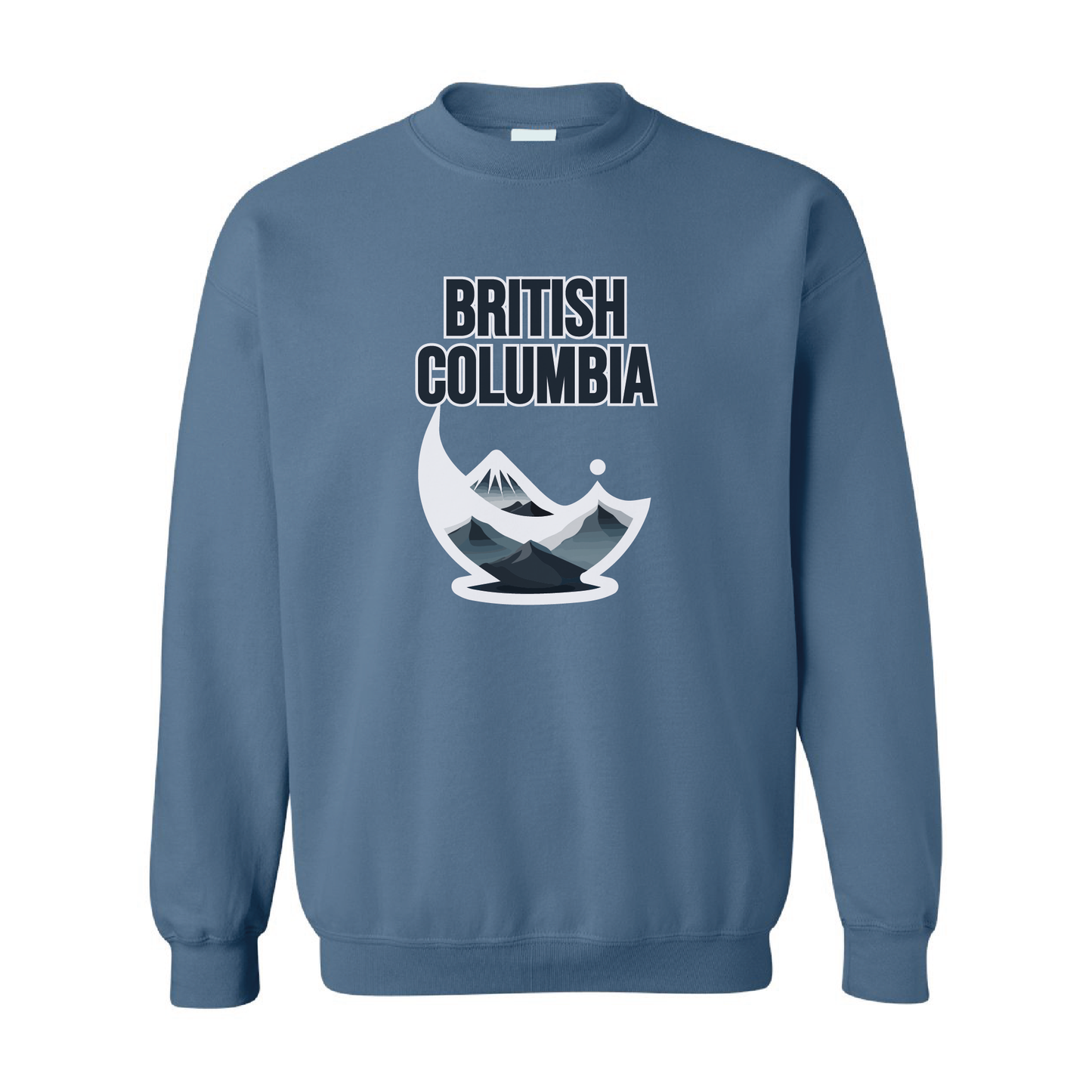 British Columbia Mountains Crewneck Sweatshirt  | 20 Colors