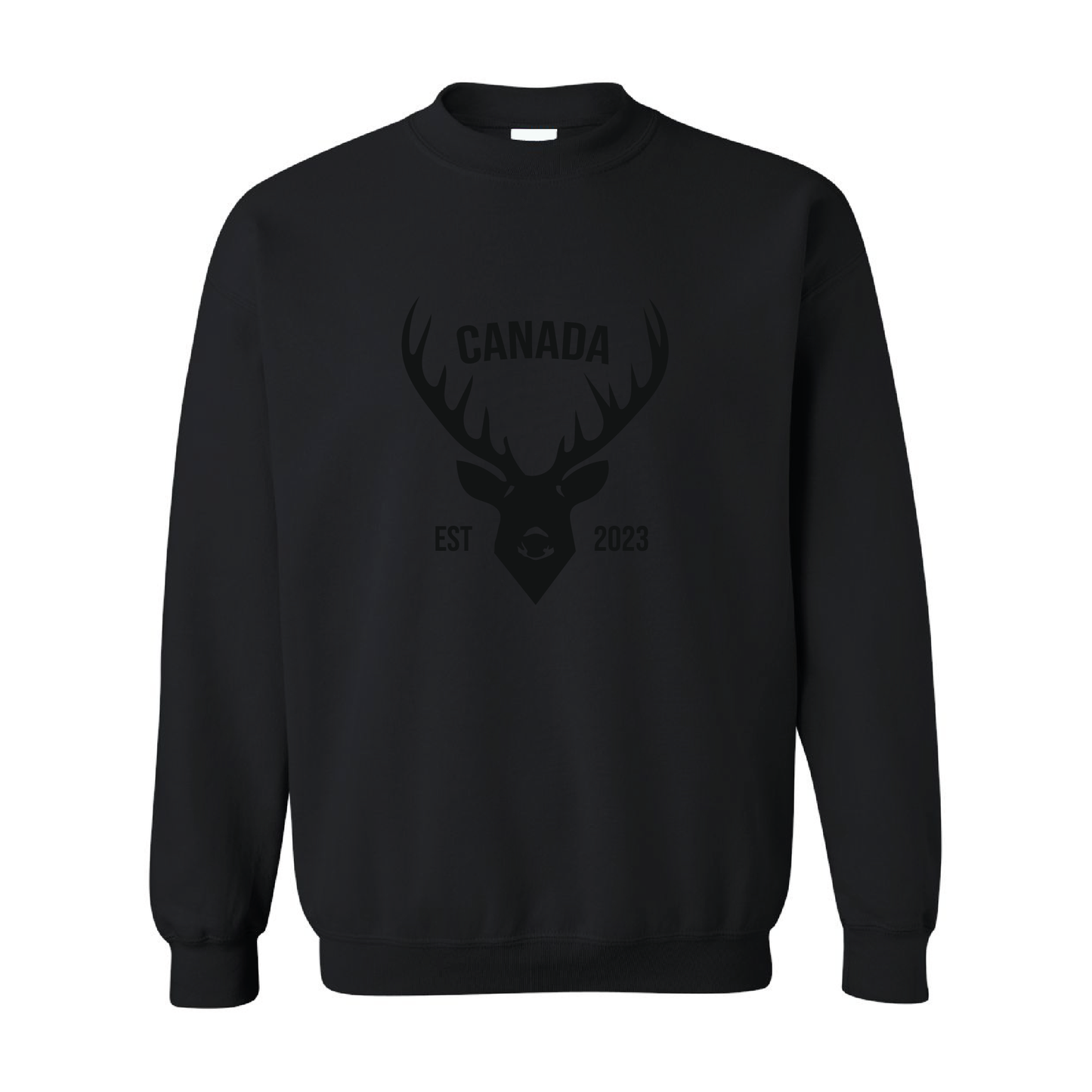 Canada Deer  | Tone-On-Tone Crewneck Sweatshirt | 20 Colors