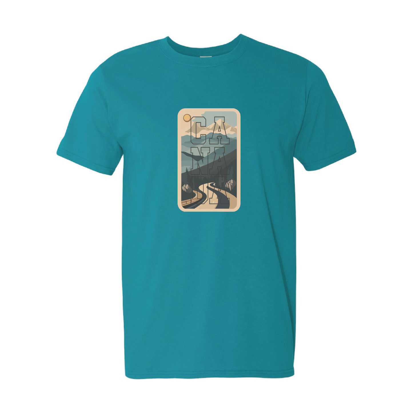 Canada Road Graphic T-shirt | 20 Colors