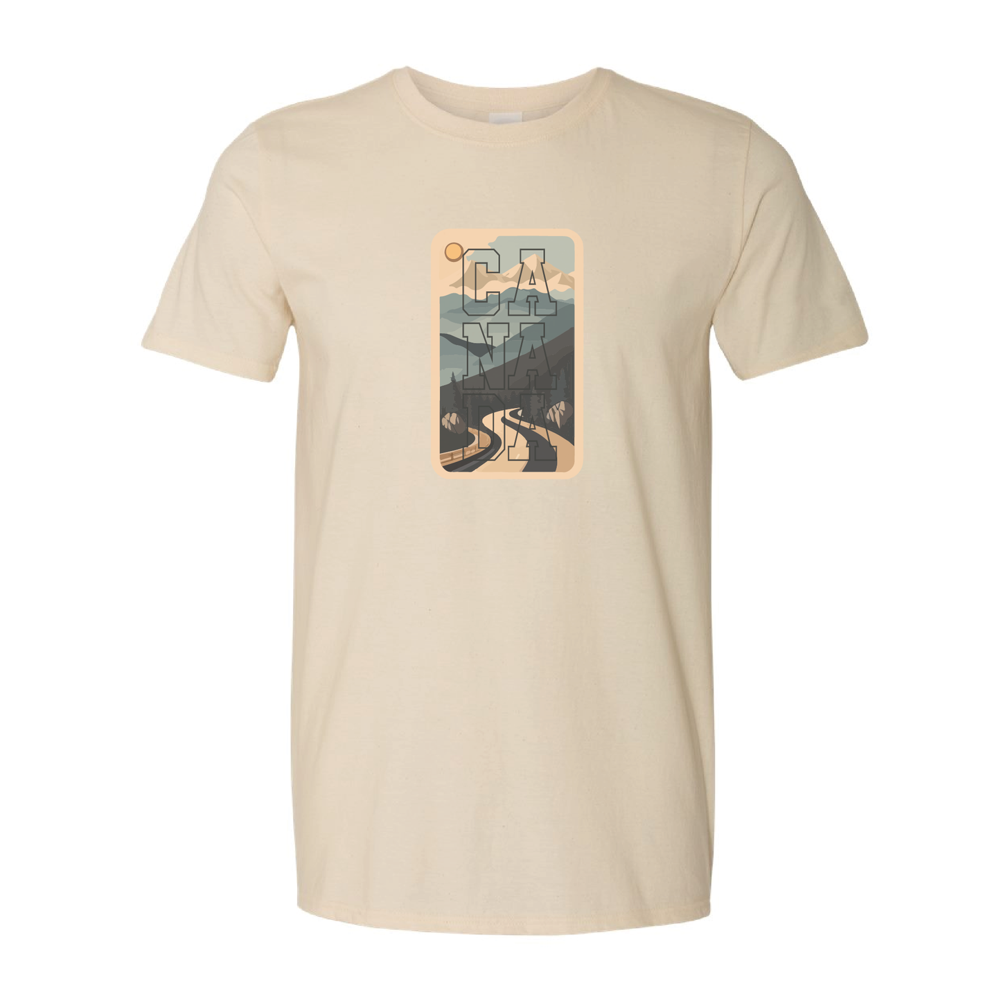 Canada Road Graphic T-shirt | 20 Colors