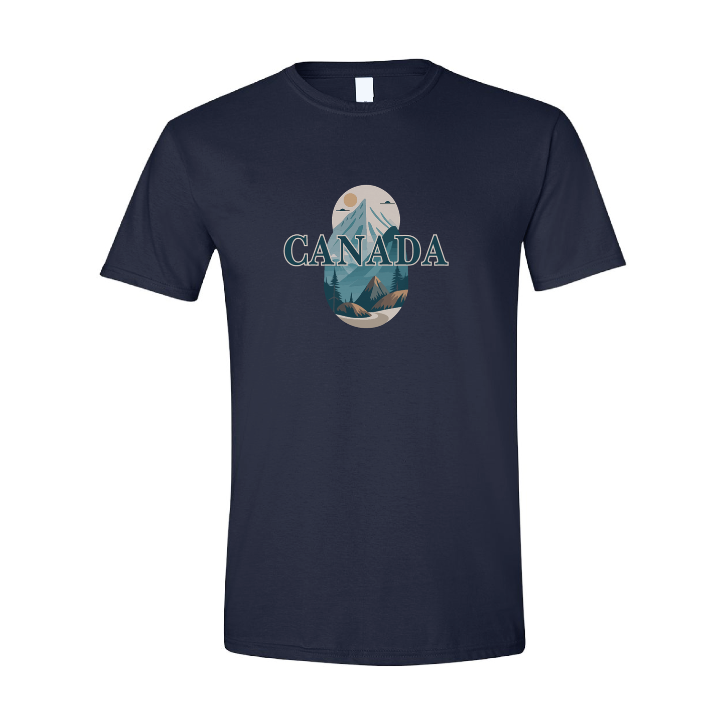 Canada Mountains Graphic T-shirt | 20 Colors