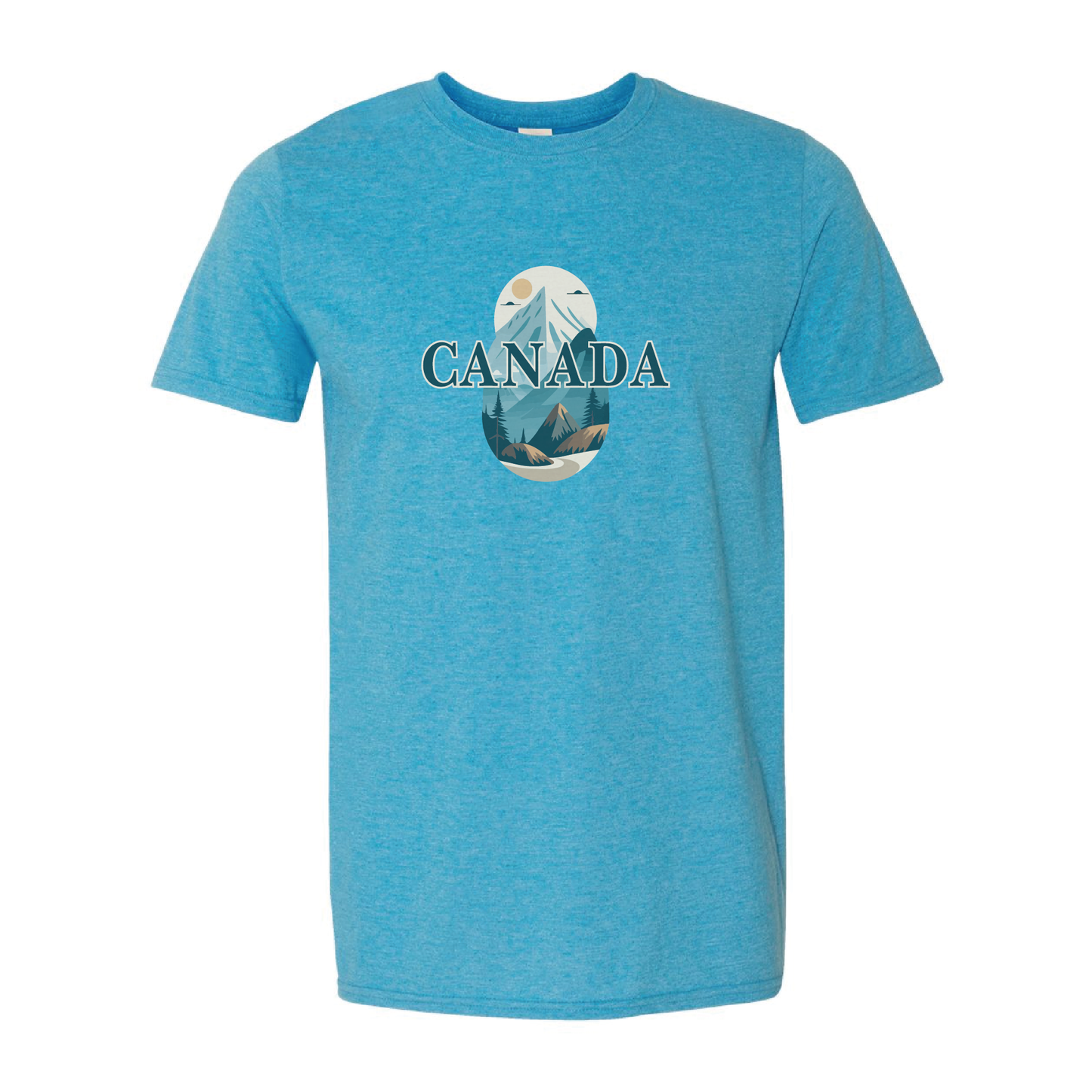 Canada Mountains Graphic T-shirt | 20 Colors