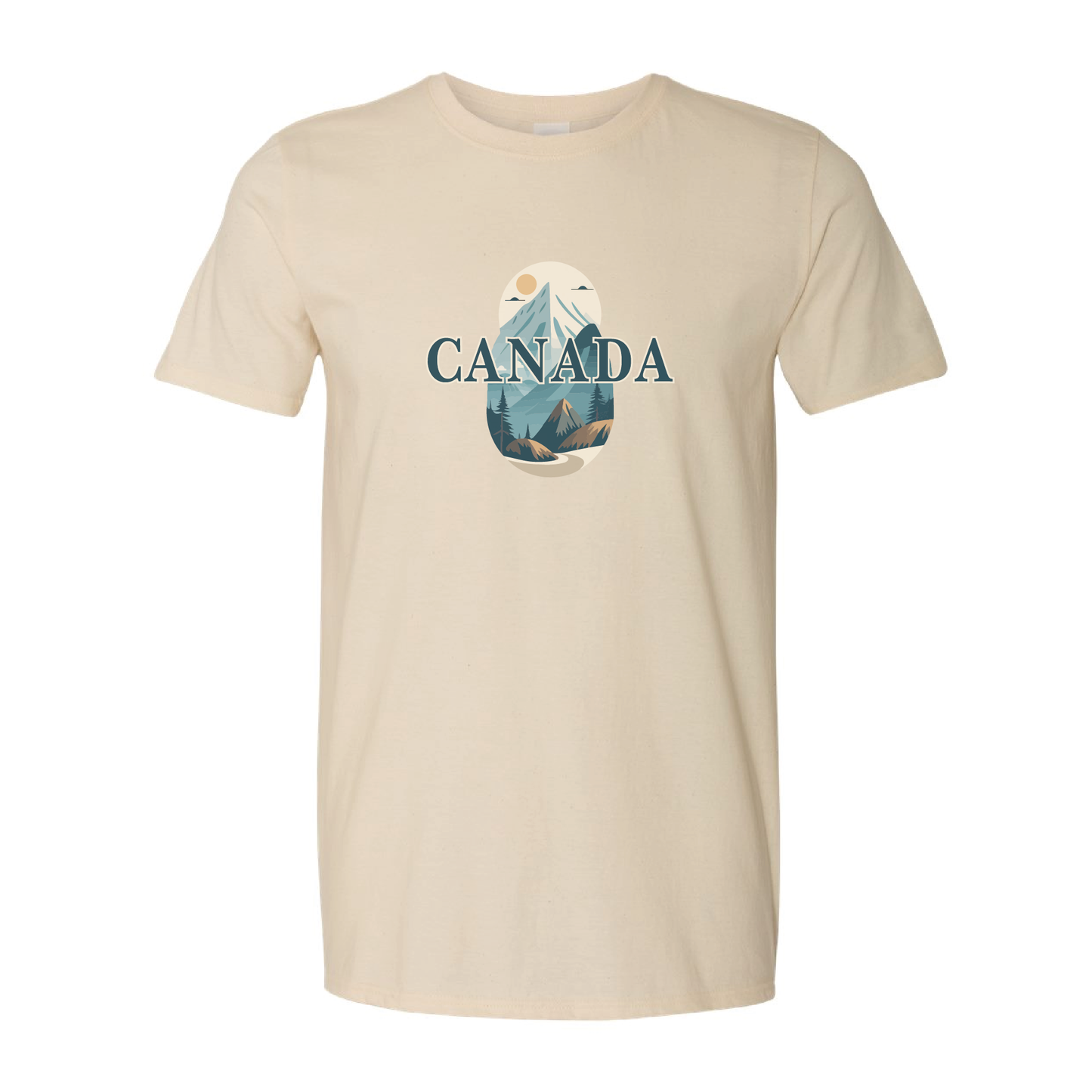 Canada Mountains Graphic T-shirt | 20 Colors