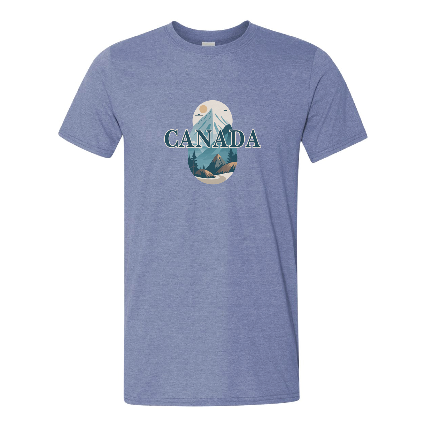 Canada Mountains Graphic T-shirt | 20 Colors