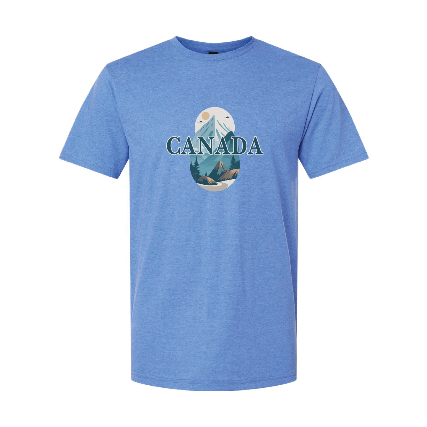 Canada Mountains Graphic T-shirt | 20 Colors