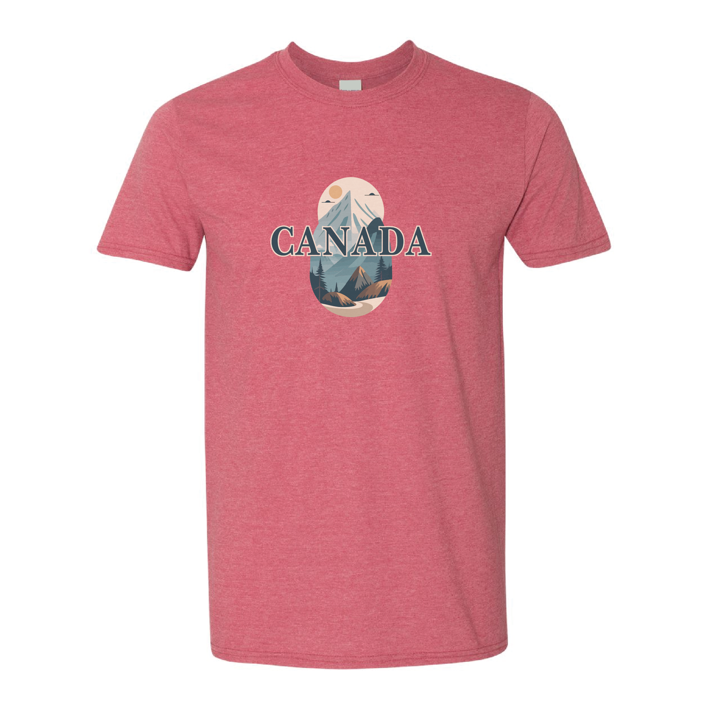 Canada Mountains Graphic T-shirt | 20 Colors