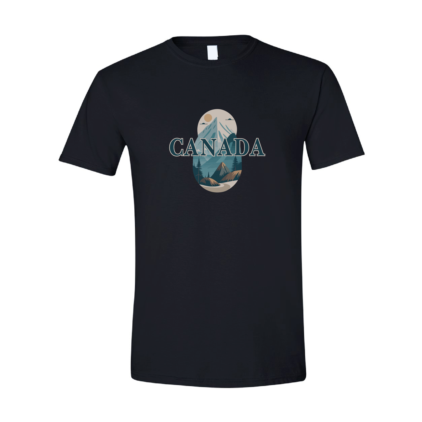 Canada Mountains Graphic T-shirt | 20 Colors