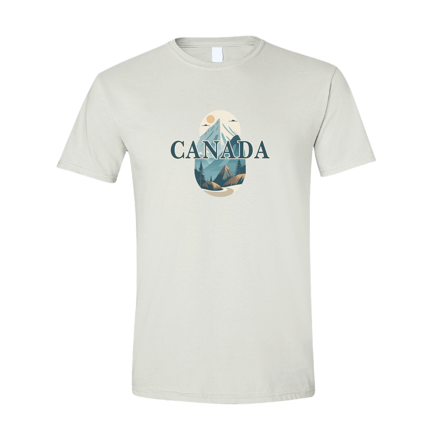 Canada Mountains Graphic T-shirt | 20 Colors