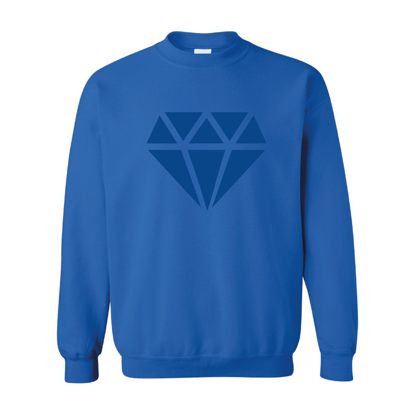 Diamond Graphic | Tone-On-Tone Crewneck Sweatshirt | 20 Colors