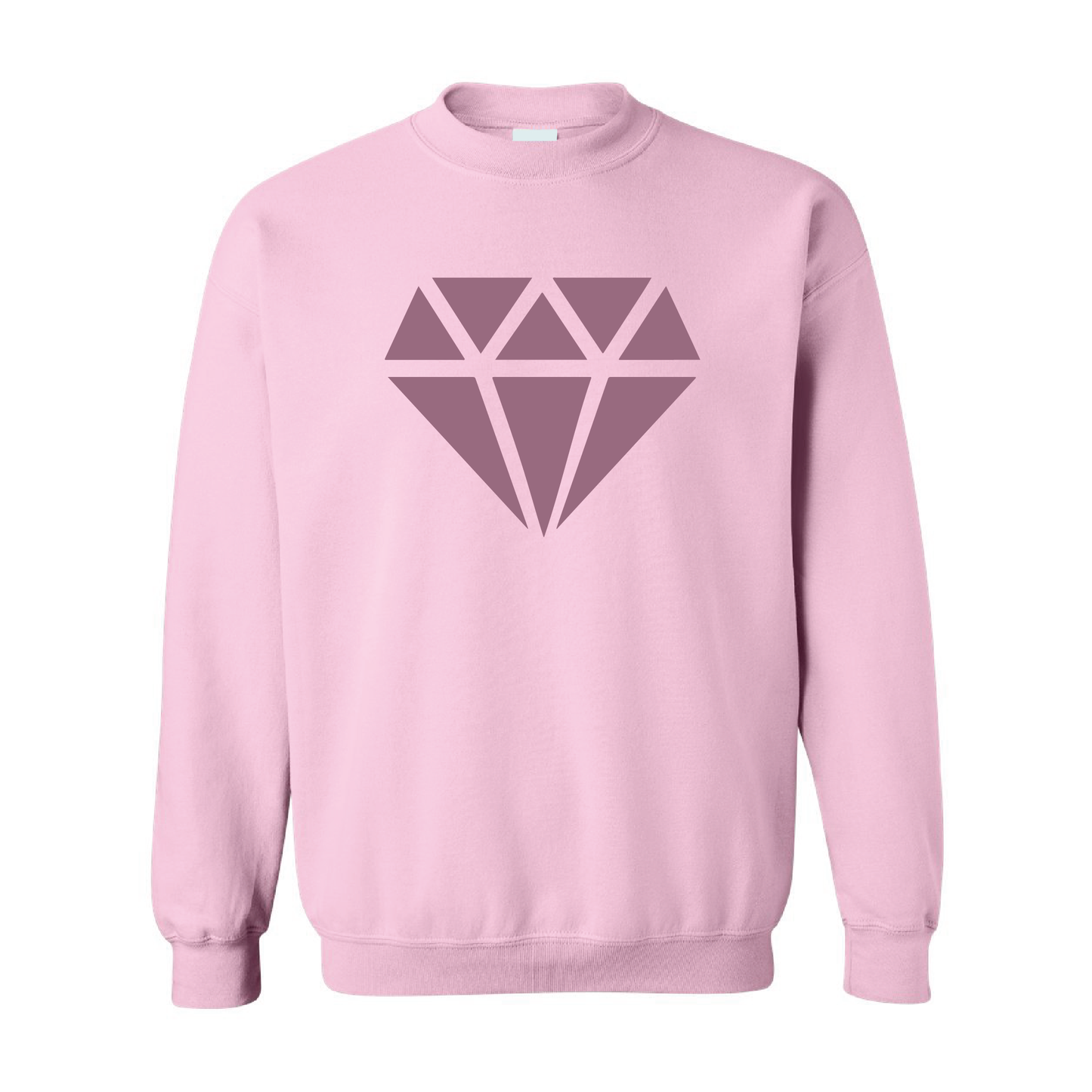 Diamond Graphic | Tone-On-Tone Crewneck Sweatshirt | 20 Colors