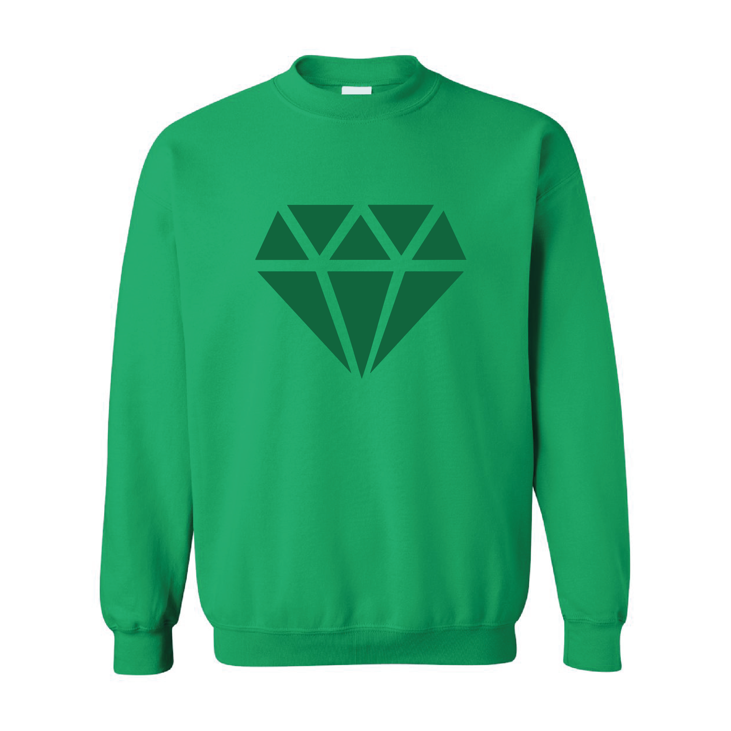 Diamond Graphic | Tone-On-Tone Crewneck Sweatshirt | 20 Colors