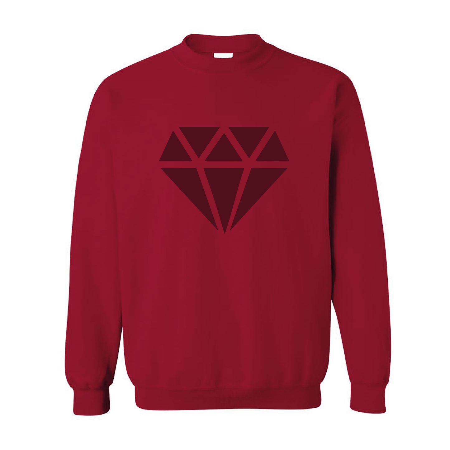 Diamond Graphic | Tone-On-Tone Crewneck Sweatshirt | 20 Colors