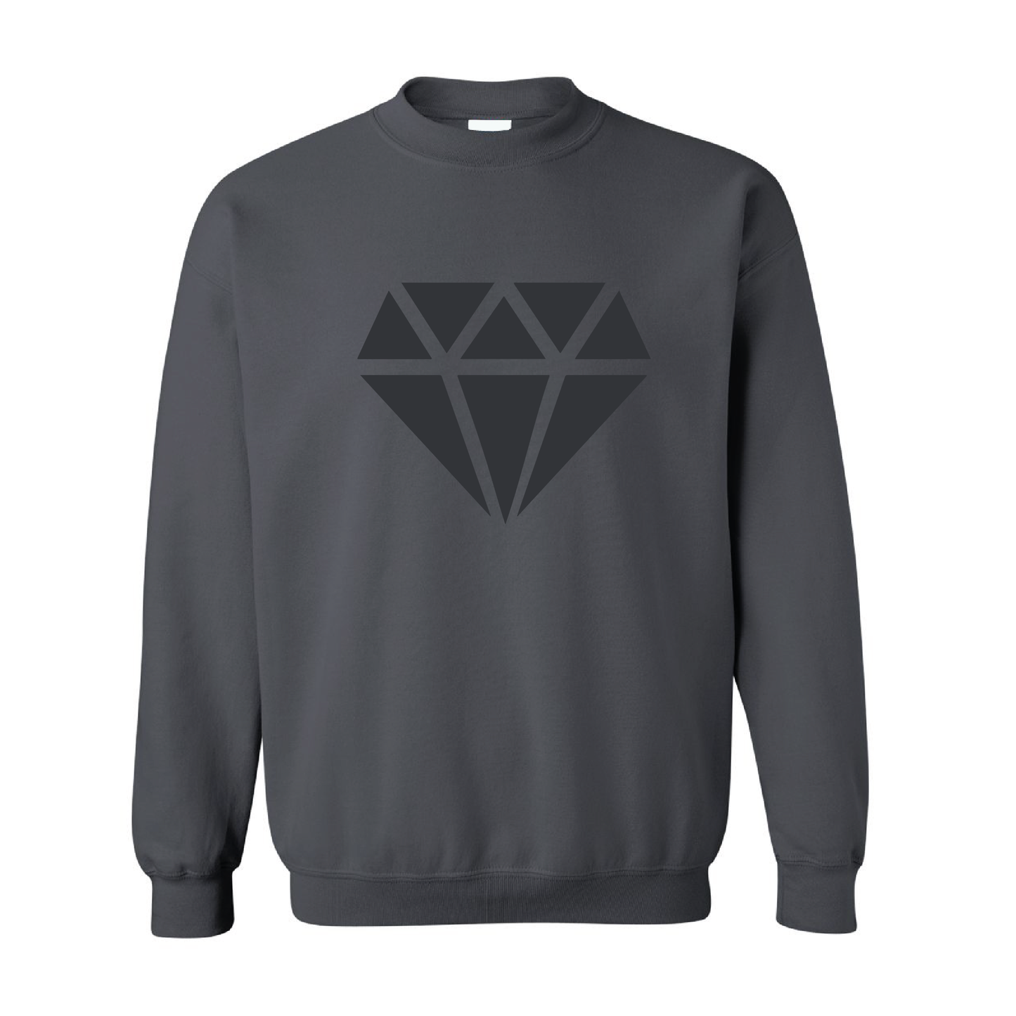 Diamond Graphic | Tone-On-Tone Crewneck Sweatshirt | 20 Colors