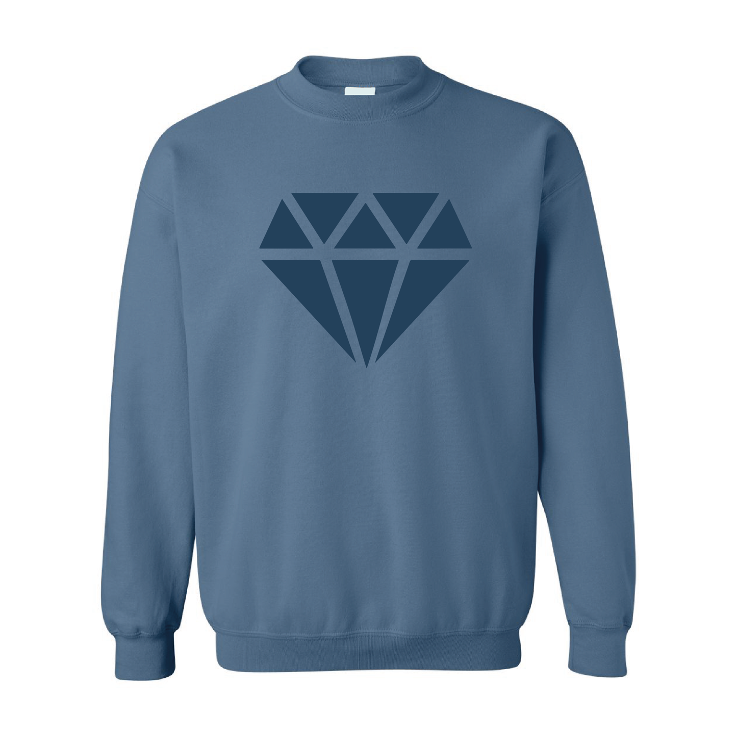 Diamond Graphic | Tone-On-Tone Crewneck Sweatshirt | 20 Colors