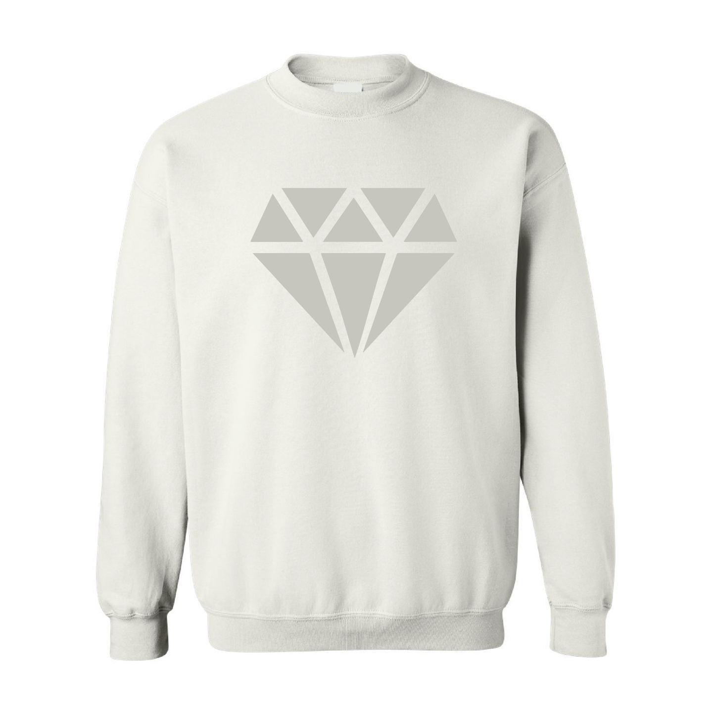 Diamond Graphic | Tone-On-Tone Crewneck Sweatshirt | 20 Colors