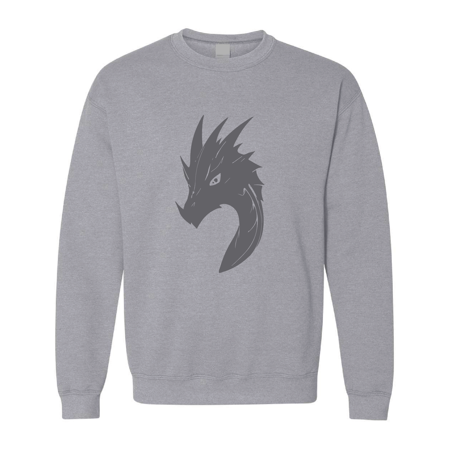 Dragon Shadow Tone-On-Tone Crewneck Sweatshirt – Available in 20 Colors