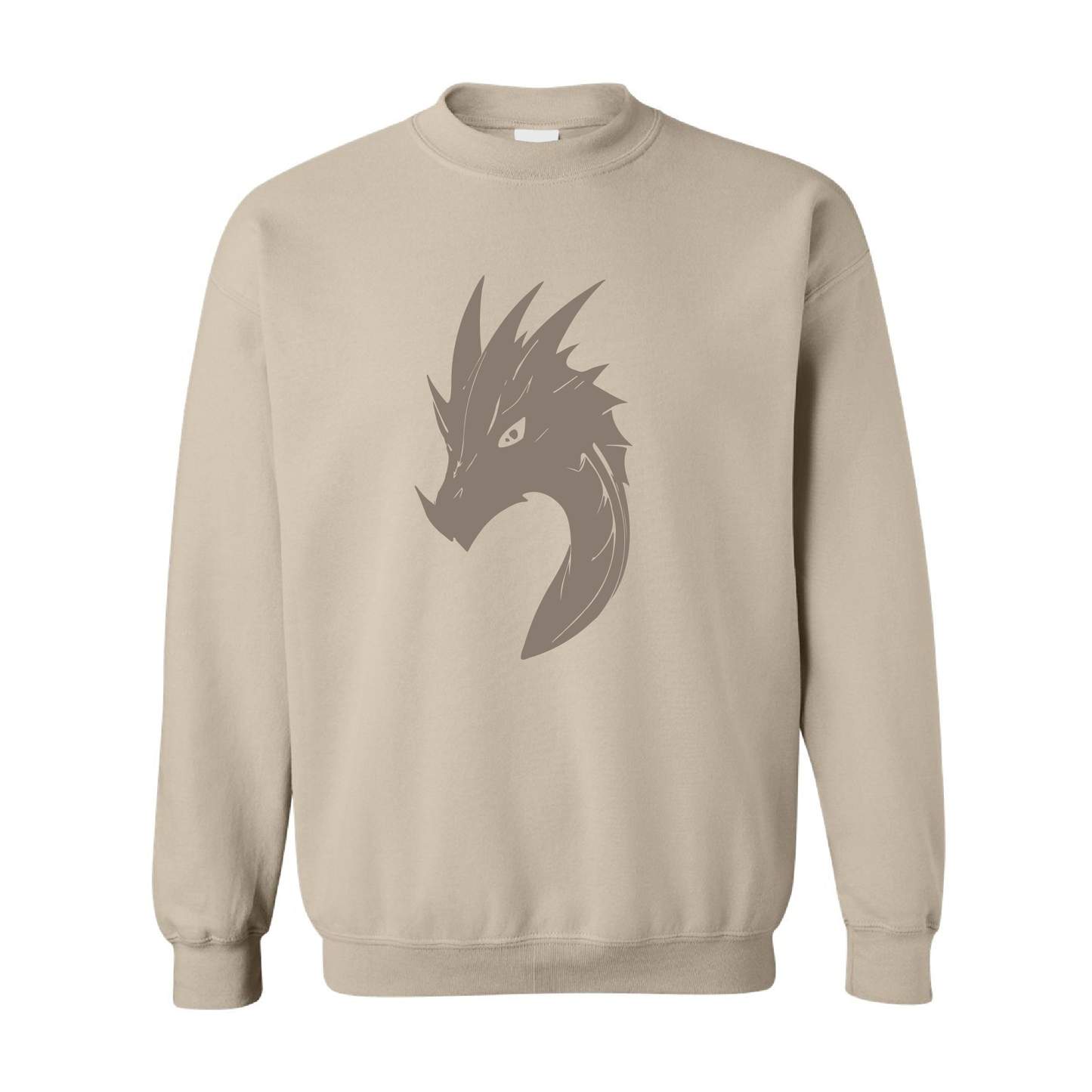 Dragon Shadow Tone-On-Tone Crewneck Sweatshirt – Available in 20 Colors