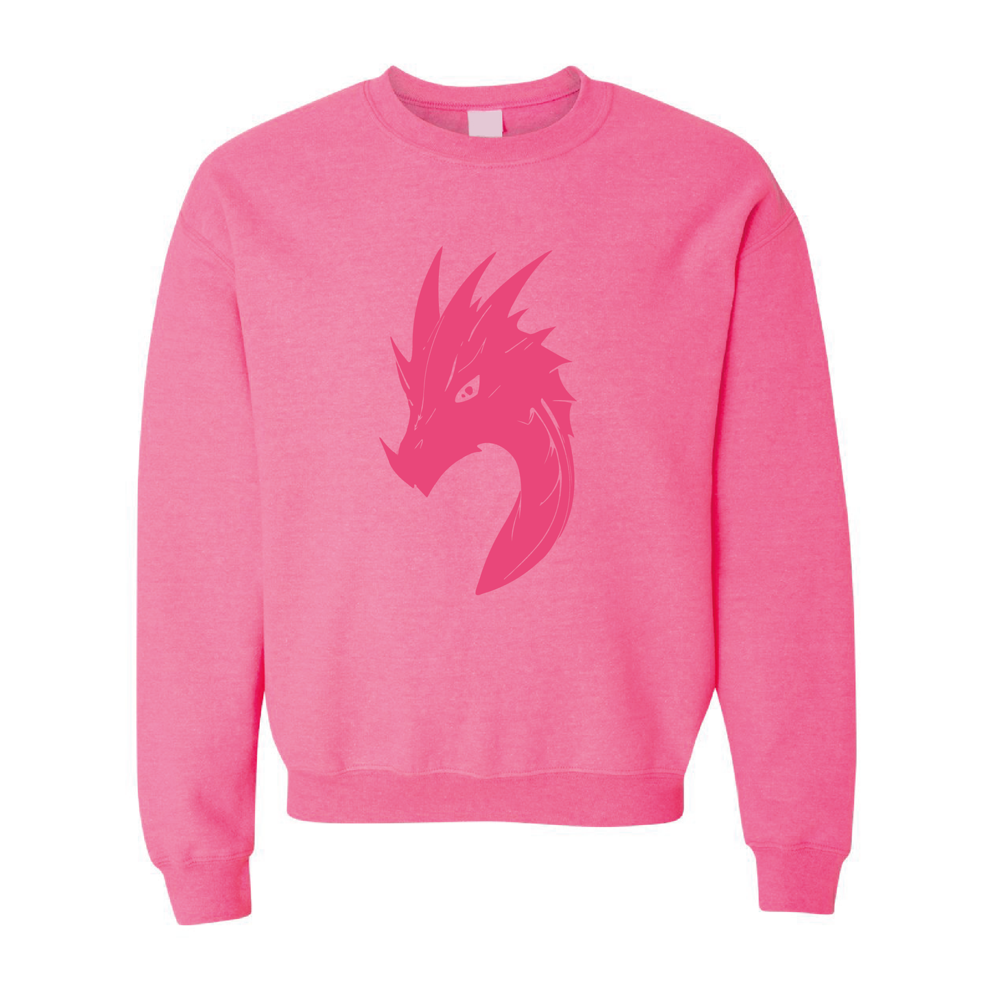 Dragon Shadow Tone-On-Tone Crewneck Sweatshirt – Available in 20 Colors