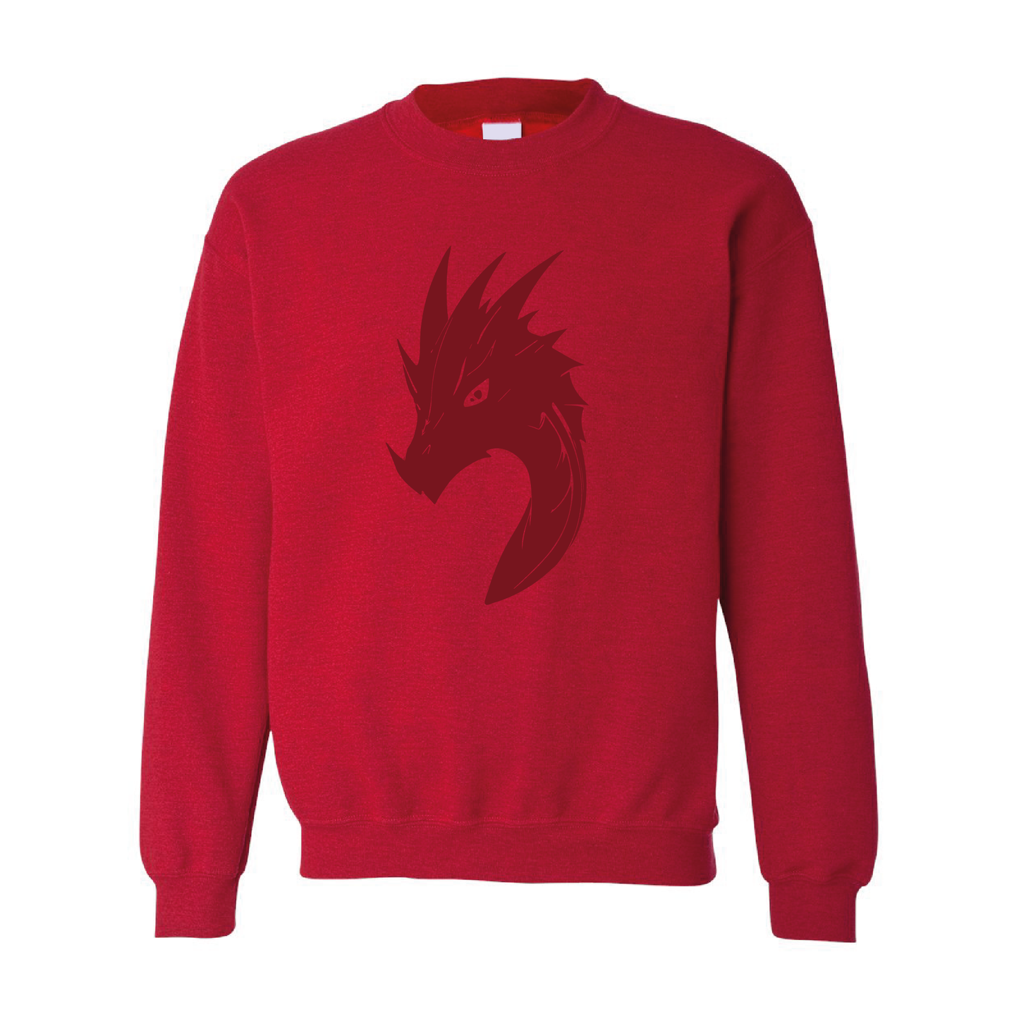 Dragon Shadow Tone-On-Tone Crewneck Sweatshirt – Available in 20 Colors