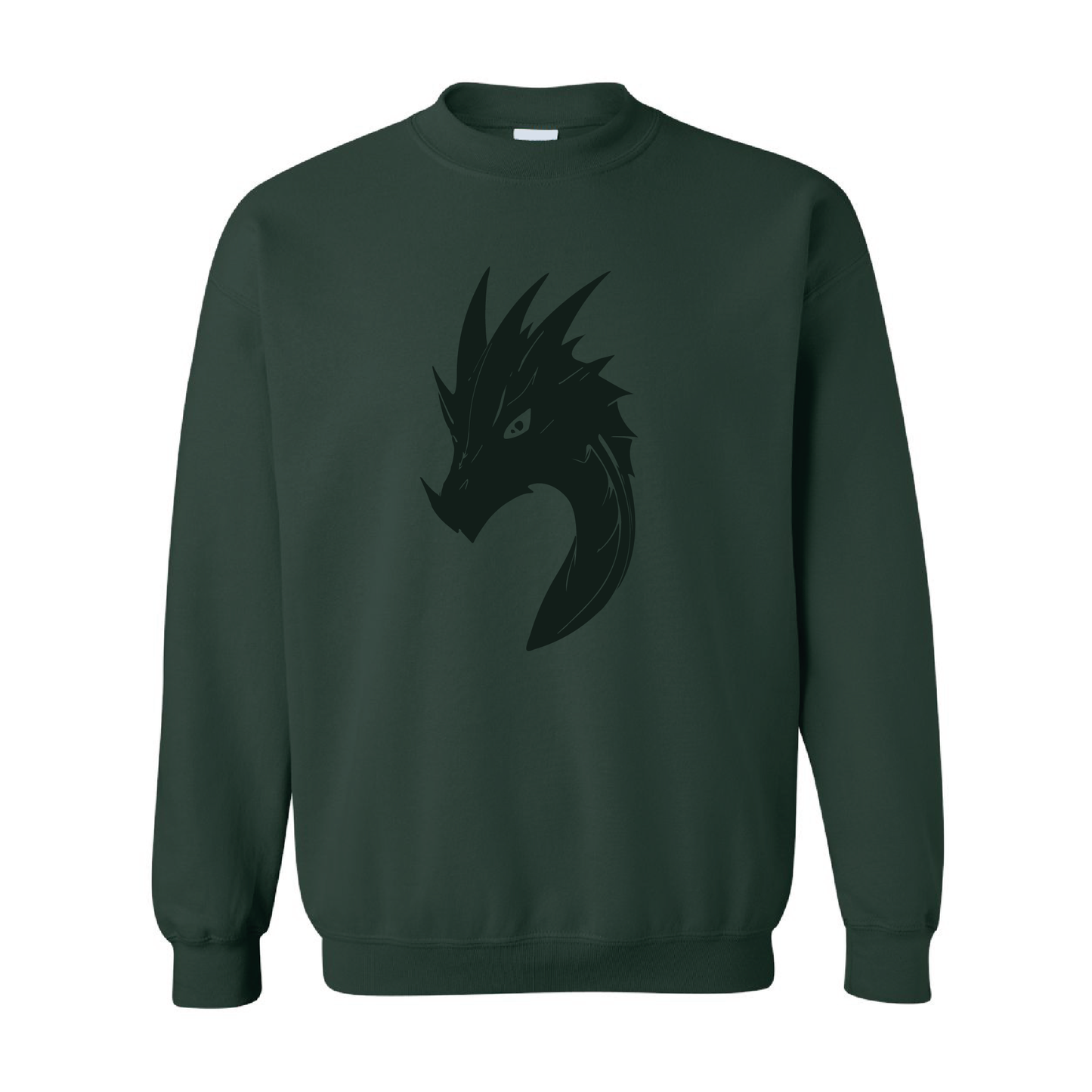 Dragon Shadow Tone-On-Tone Crewneck Sweatshirt – Available in 20 Colors