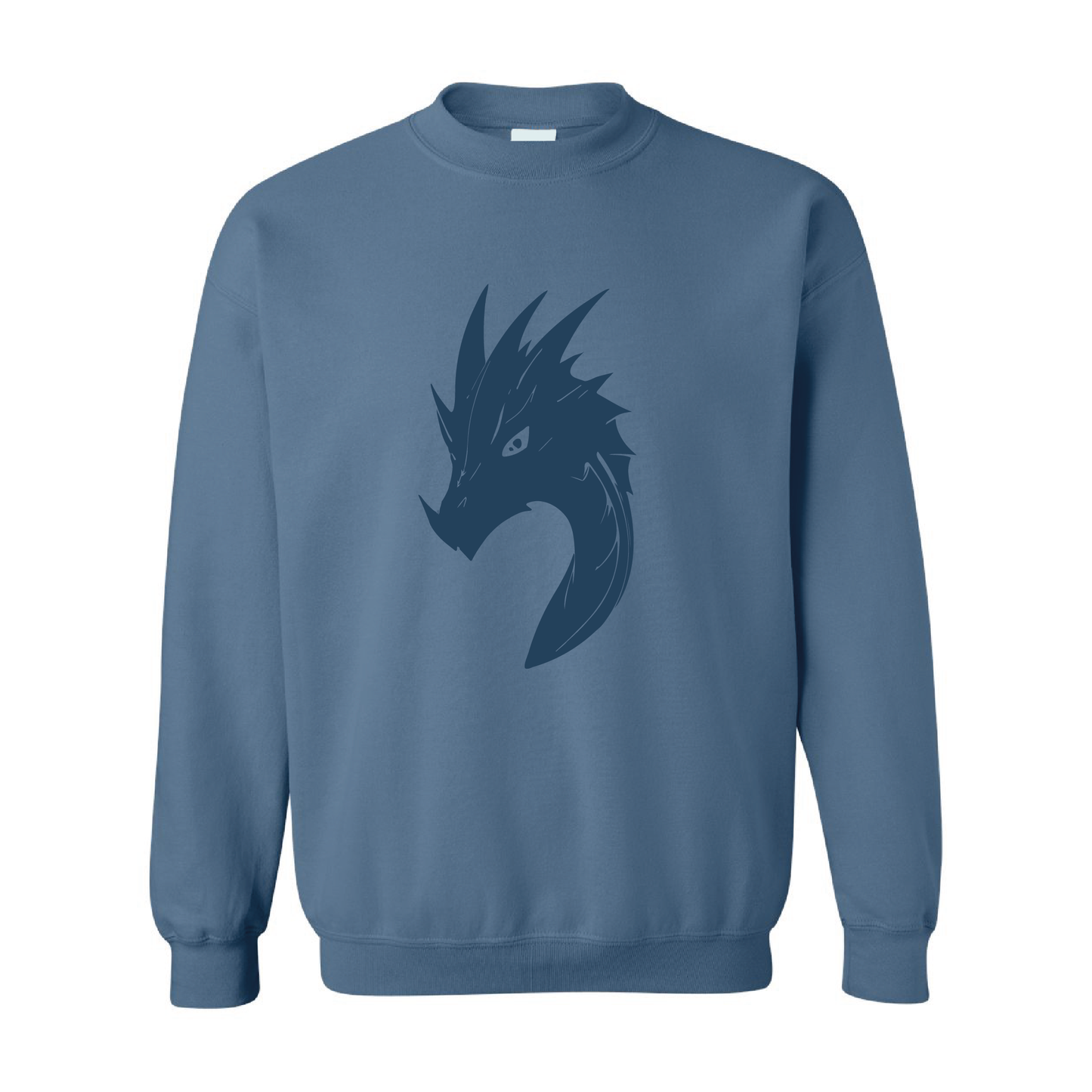 Dragon Shadow Tone-On-Tone Crewneck Sweatshirt – Available in 20 Colors