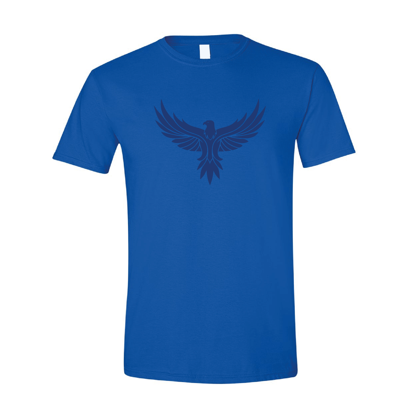 Eagle with Wings Spread Graphic | Tone-On-Tone Crewneck T-shirt | 20 Colors