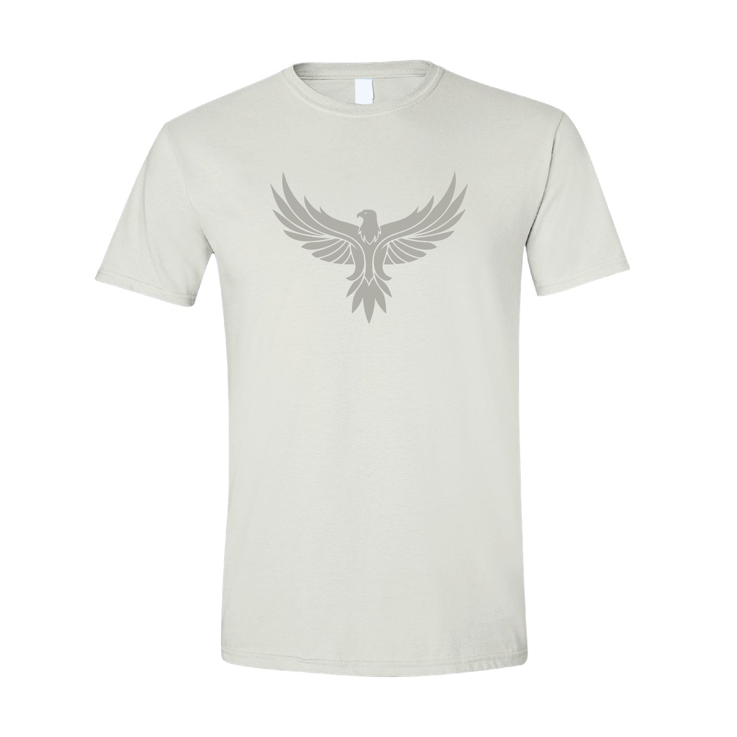 Eagle with Wings Spread Graphic | Tone-On-Tone Crewneck T-shirt | 20 Colors