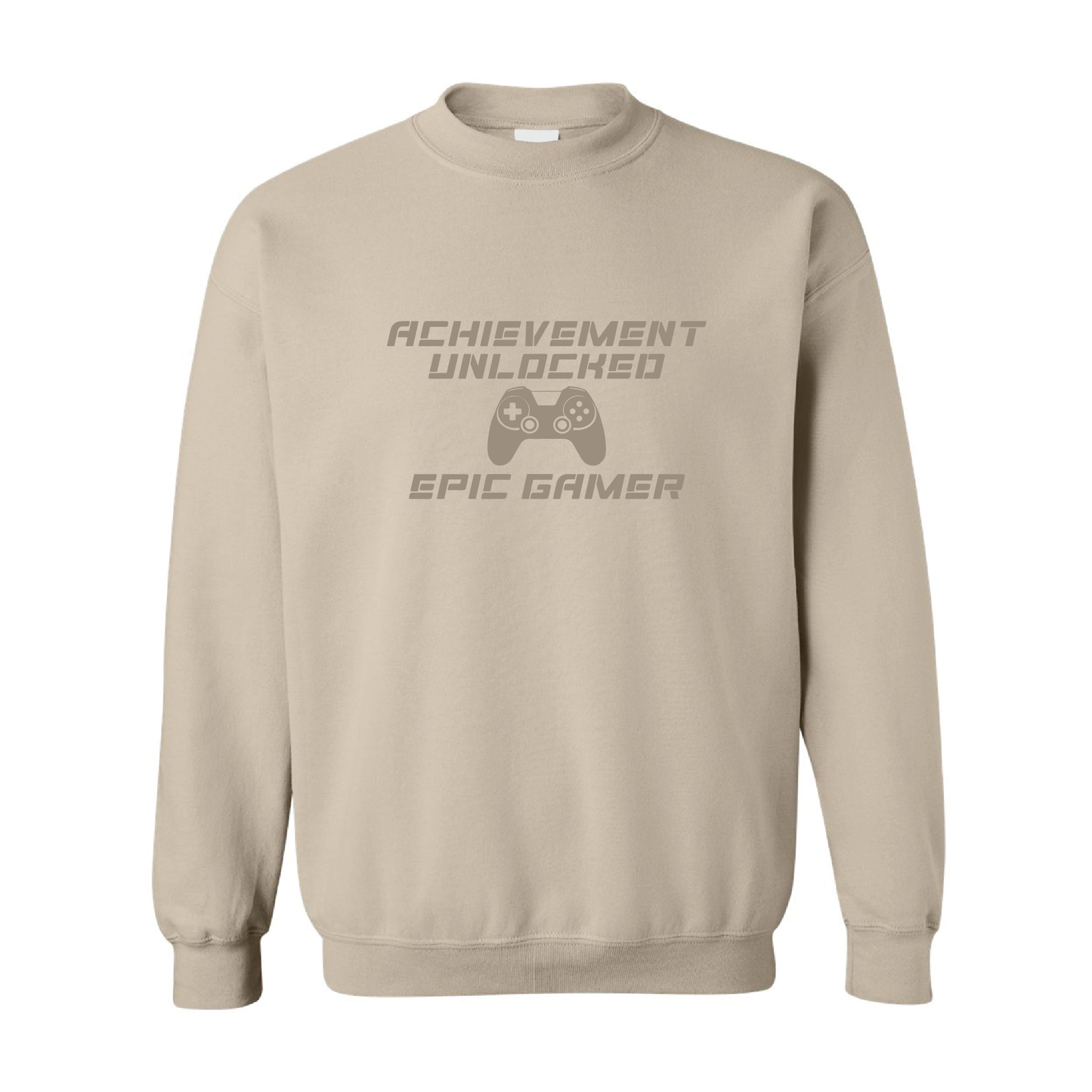 Epic Gamer Graphic | Tone-On-Tone Crewneck Sweatshirt | 20 Colors