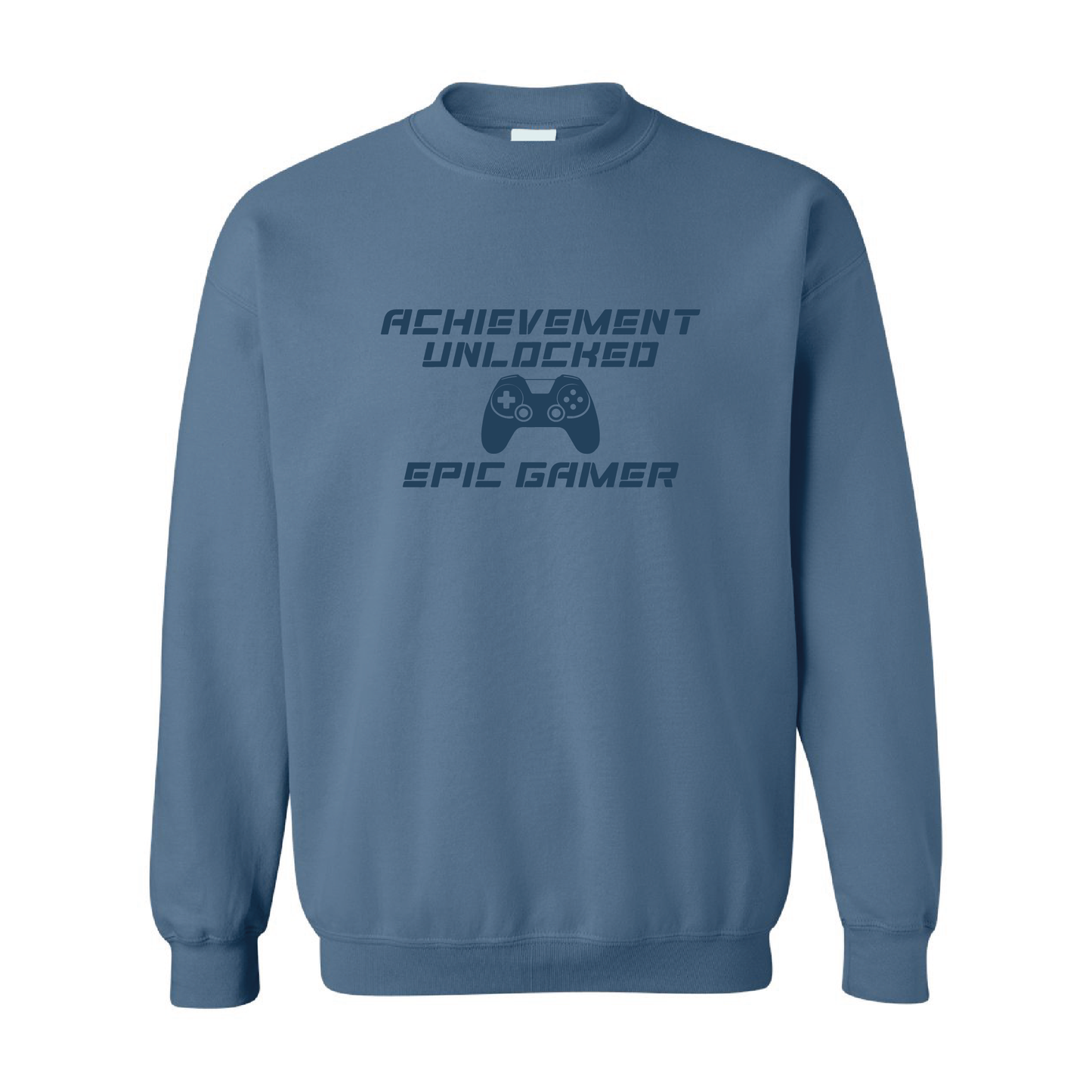 Epic Gamer Graphic | Tone-On-Tone Crewneck Sweatshirt | 20 Colors