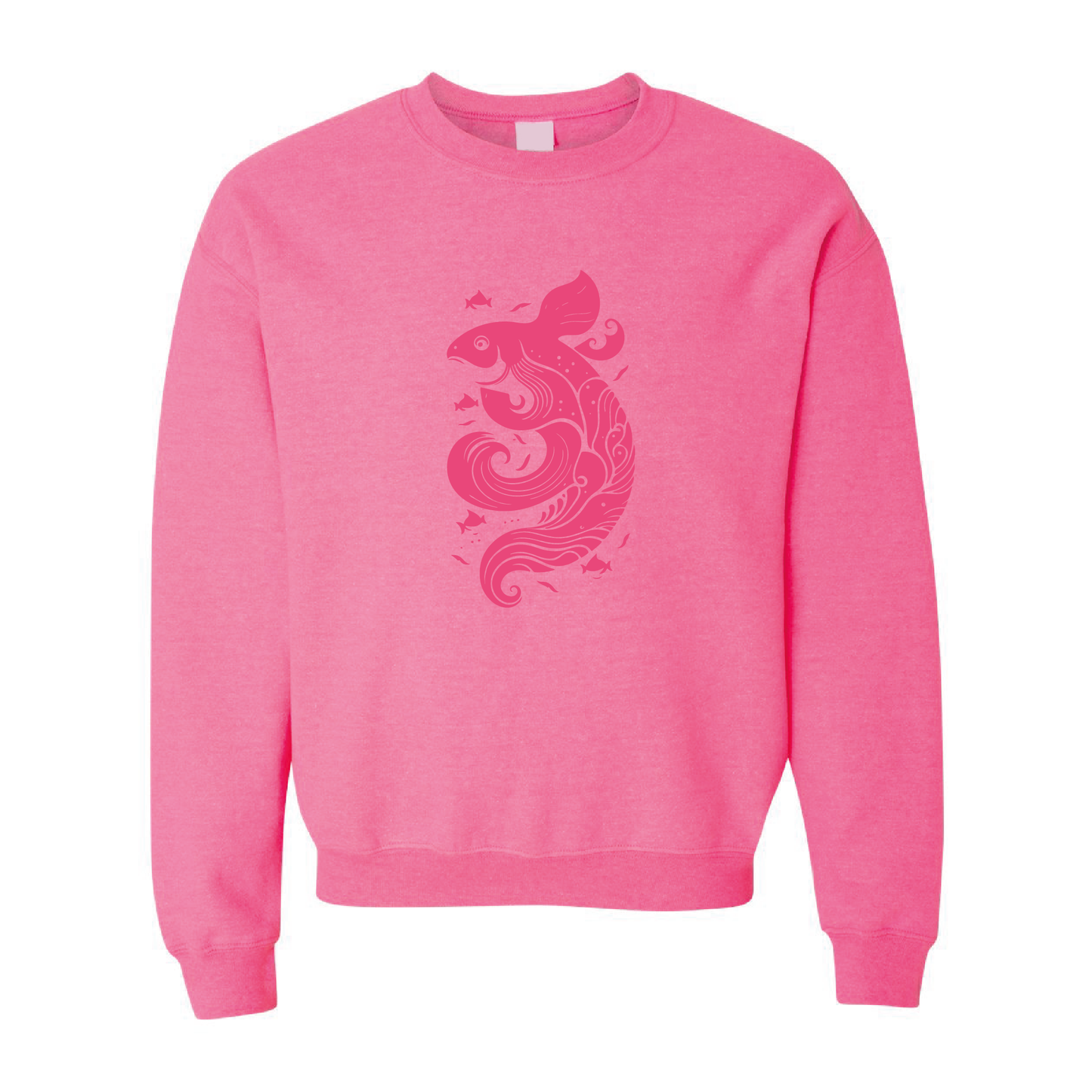 Ocean Spirit | Tone-On-Tone Crewneck Sweatshirt | 20 Colors