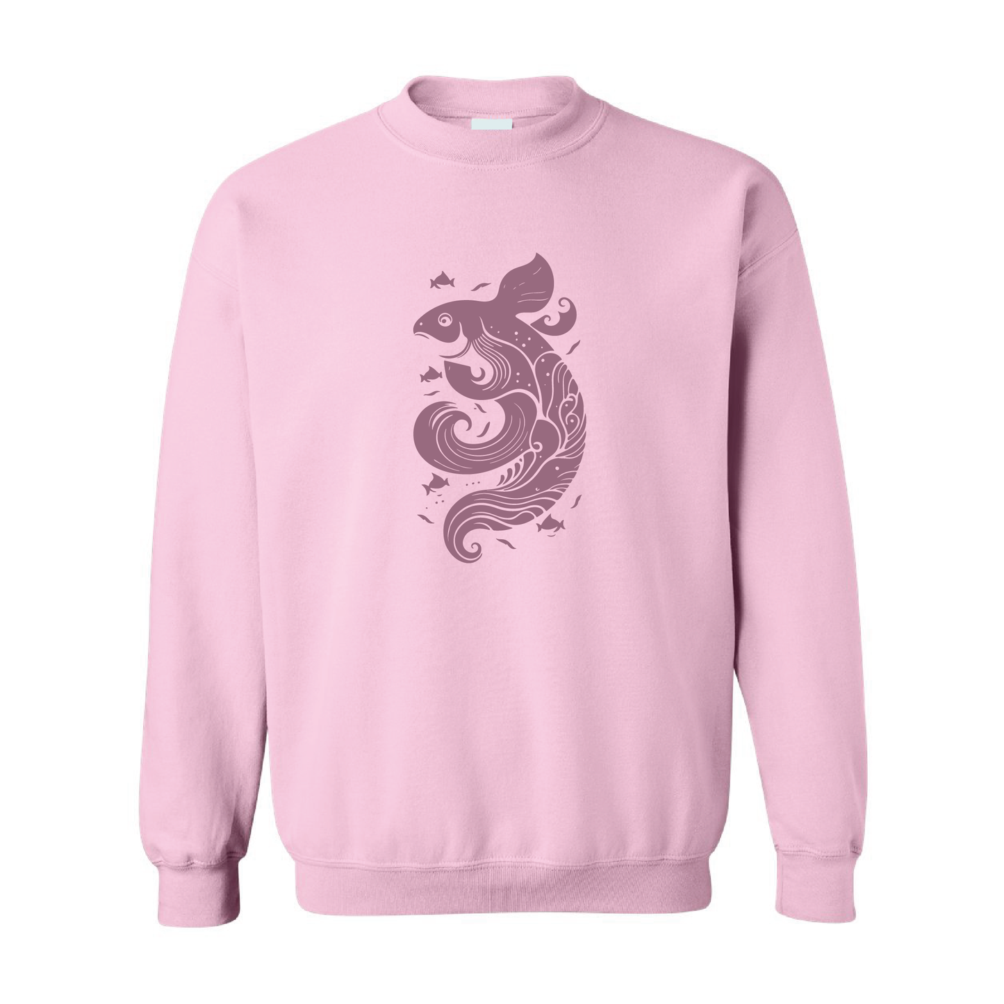 Ocean Spirit | Tone-On-Tone Crewneck Sweatshirt | 20 Colors