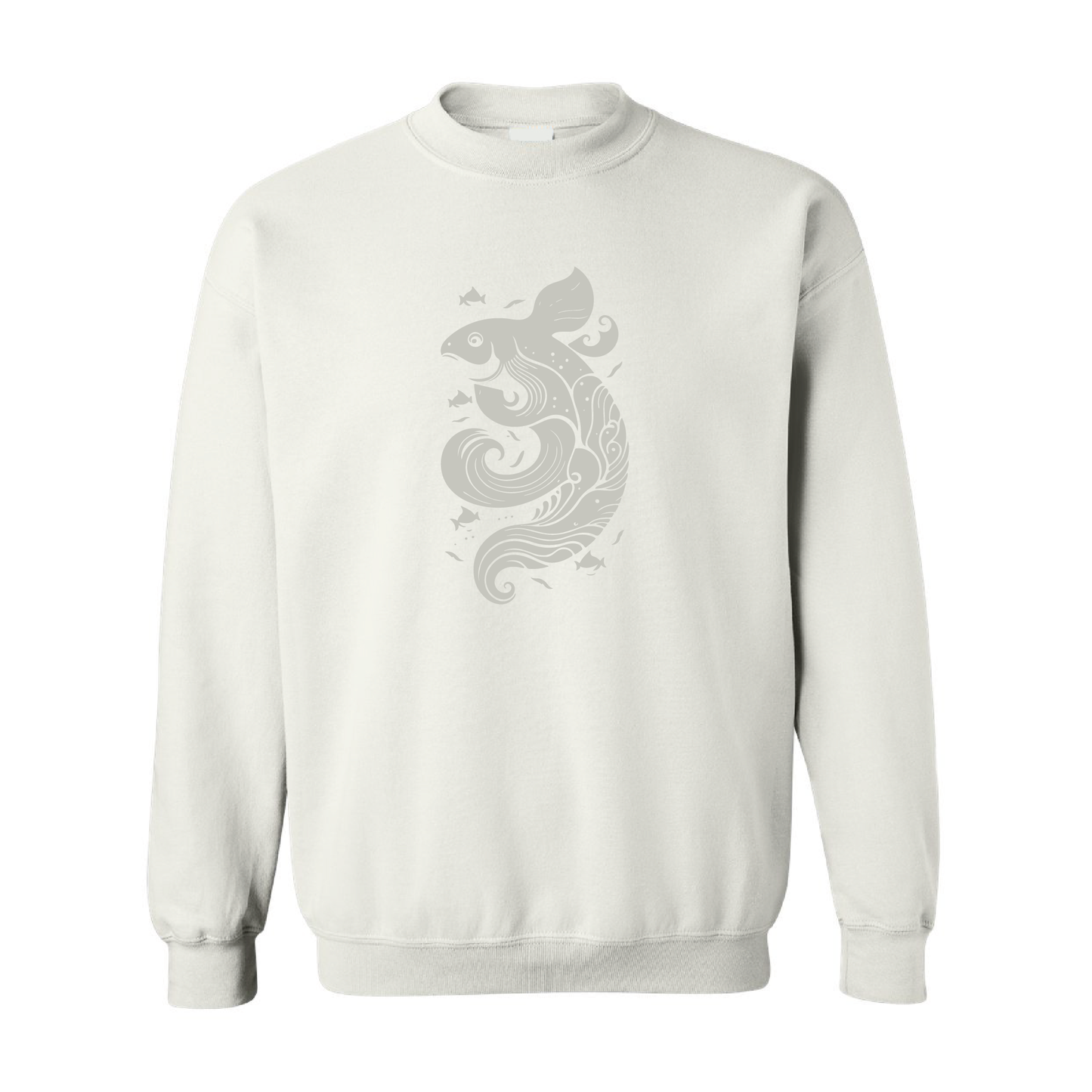 Ocean Spirit | Tone-On-Tone Crewneck Sweatshirt | 20 Colors